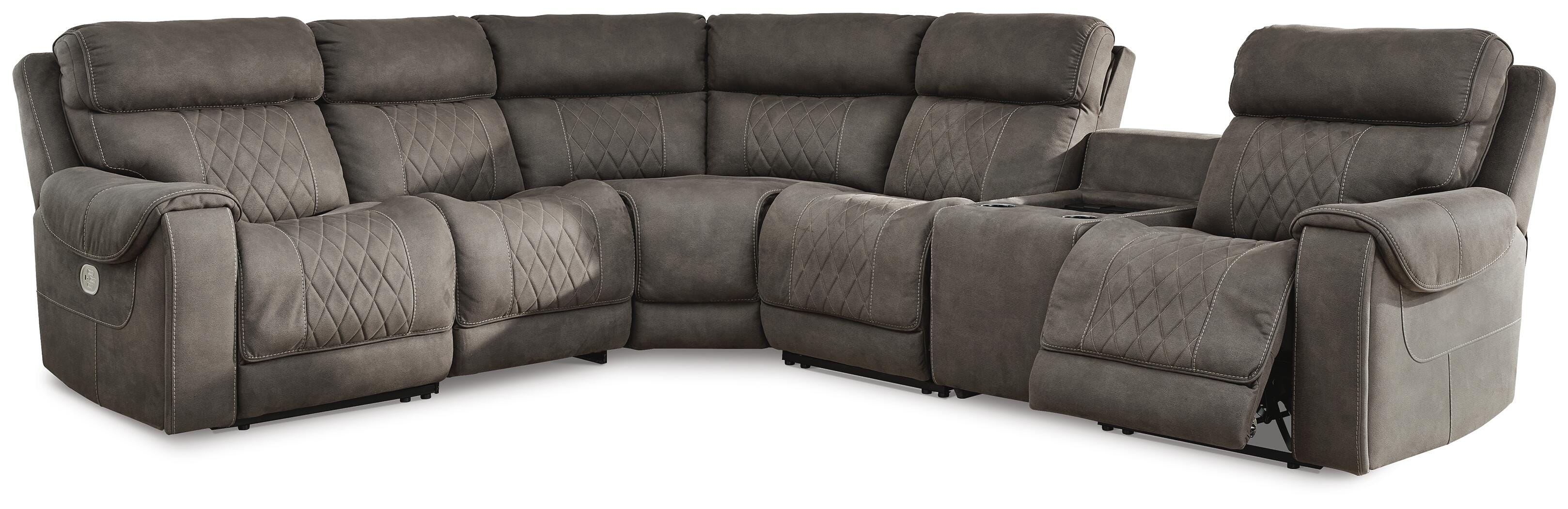 Hoopster 6-Piece Power Reclining Sectional, , large
