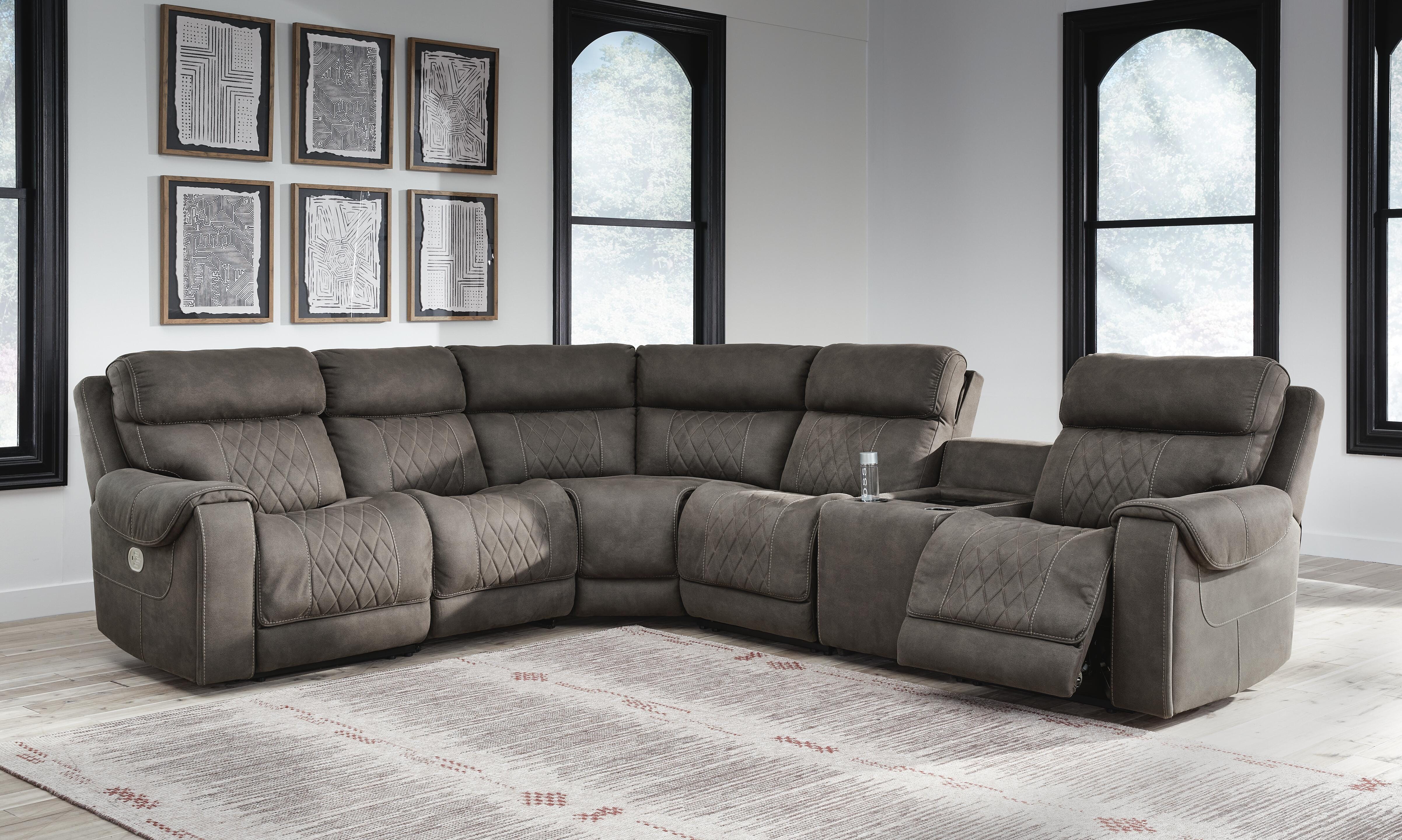 Hoopster 6-Piece Power Reclining Sectional, , rollover