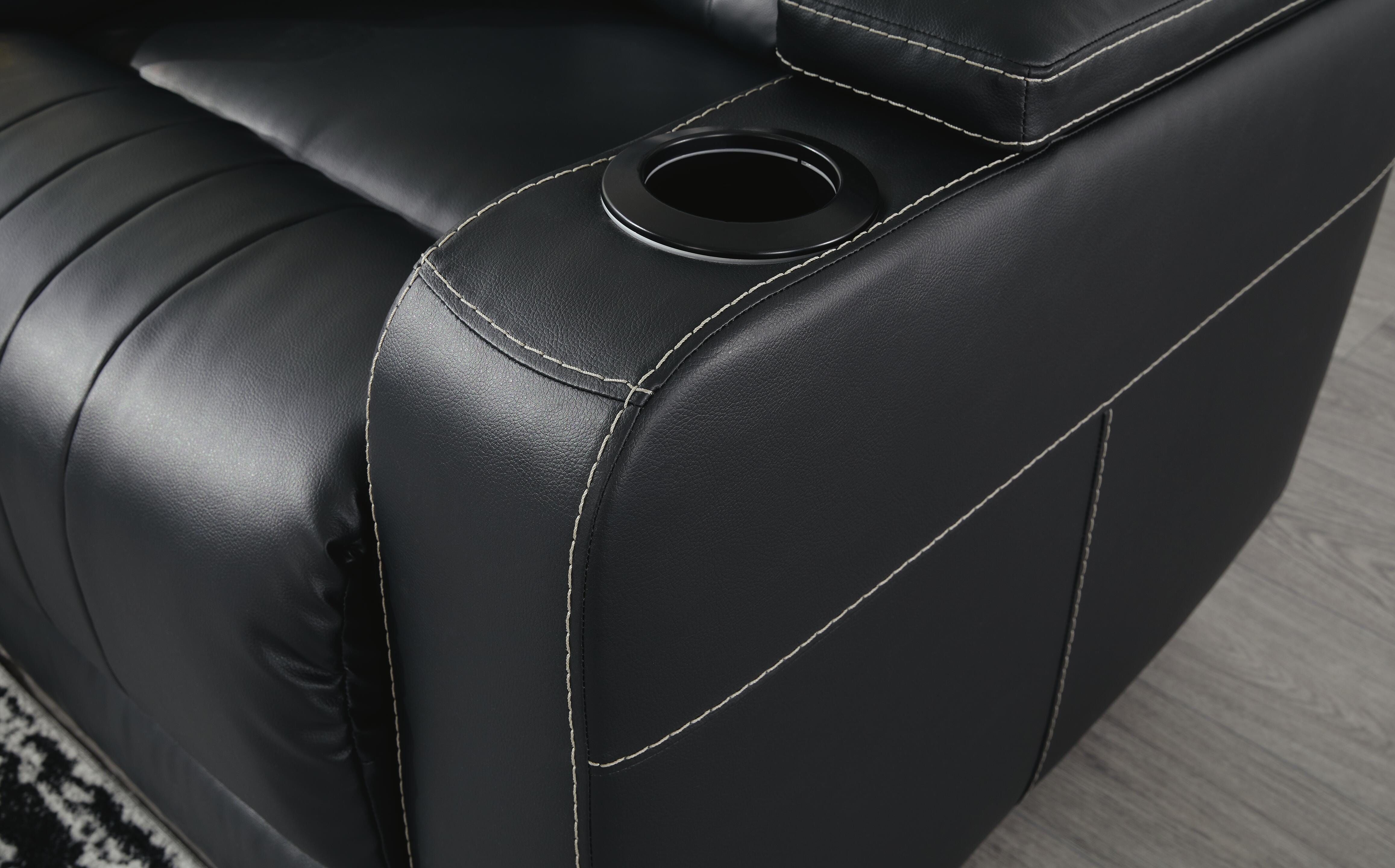 Center Point Reclining Loveseat with Console, , large