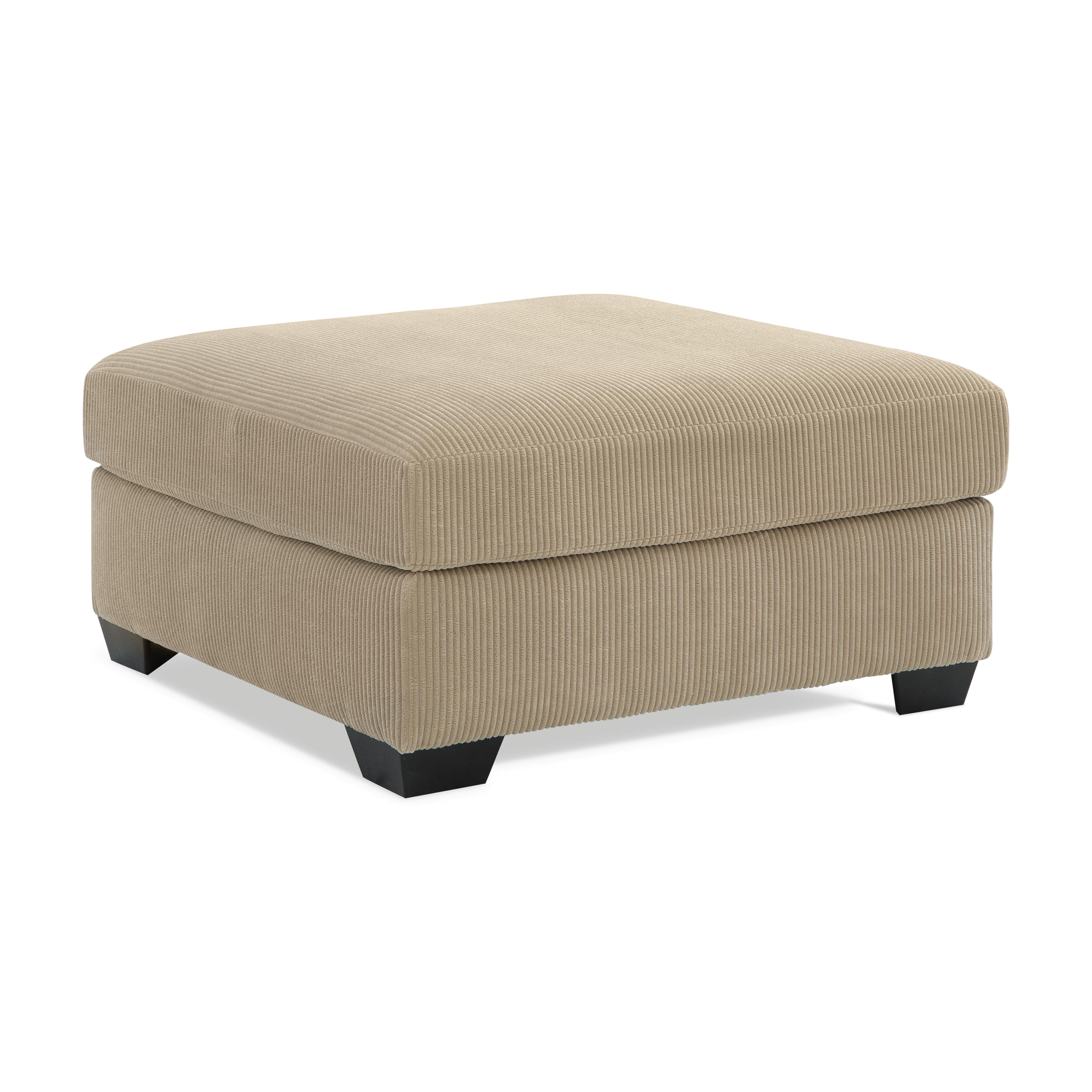 SimpleJoy Oversized Accent Ottoman, Sand, large