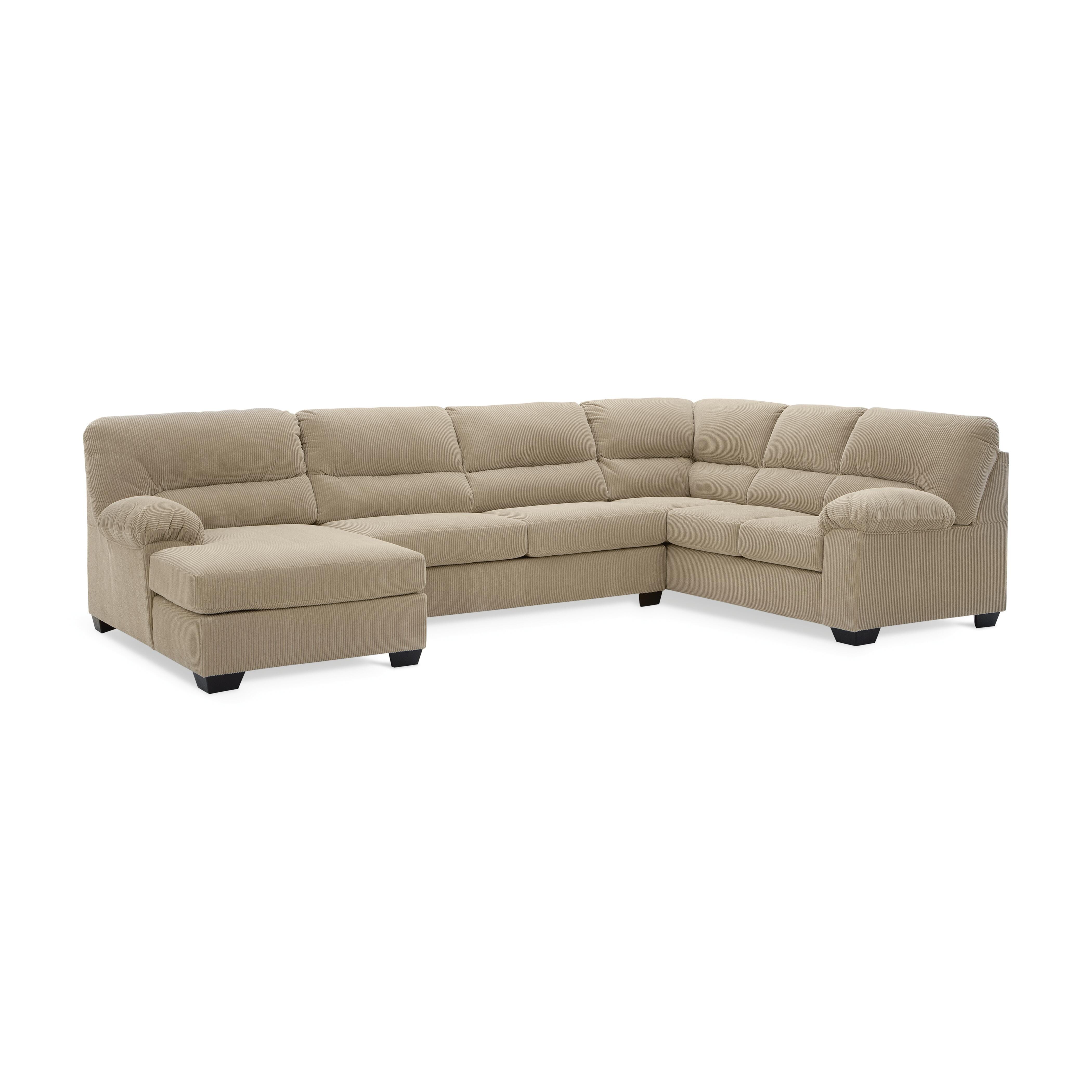 SimpleJoy 3-Piece Sectional with Chaise