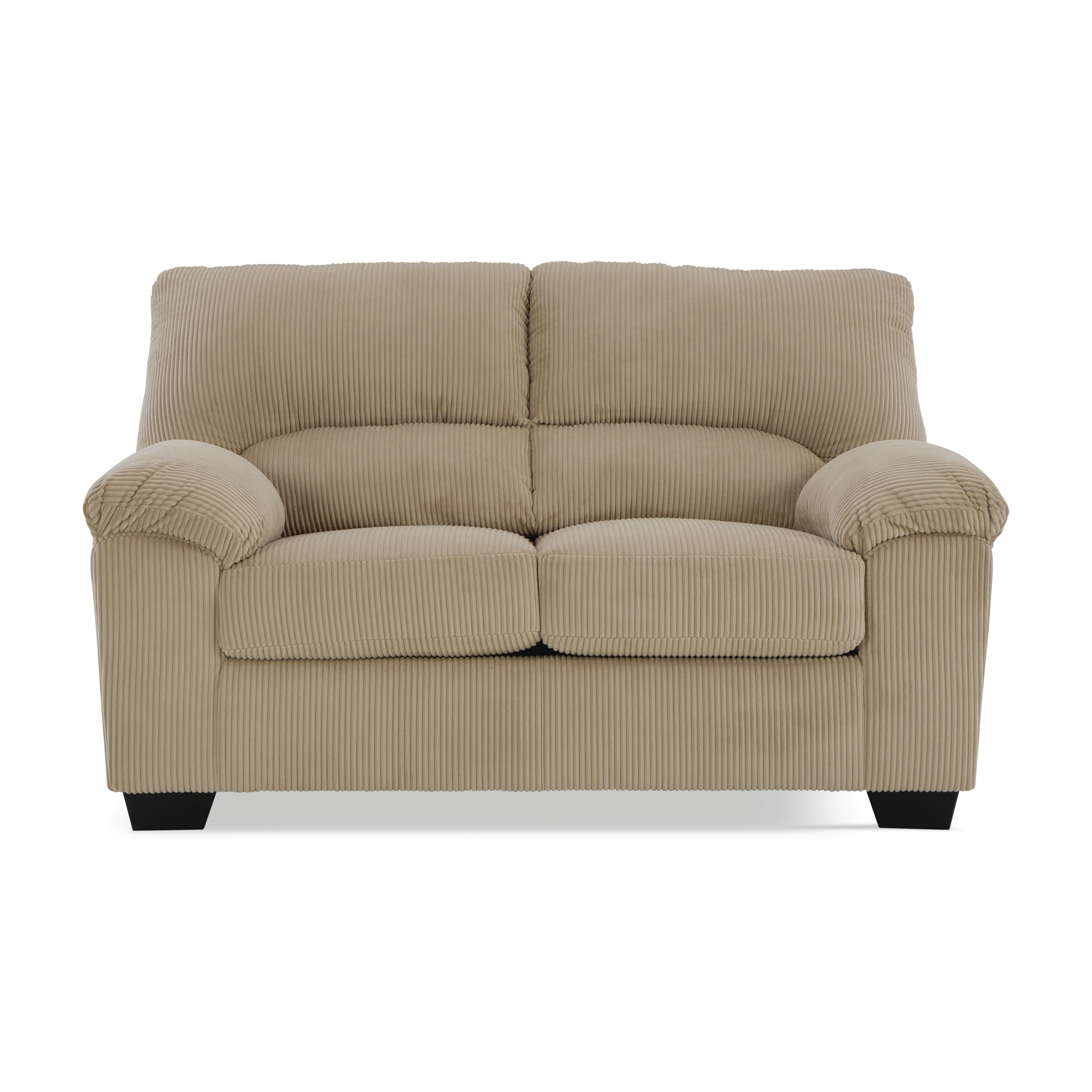 SimpleJoy Loveseat, Sand, large