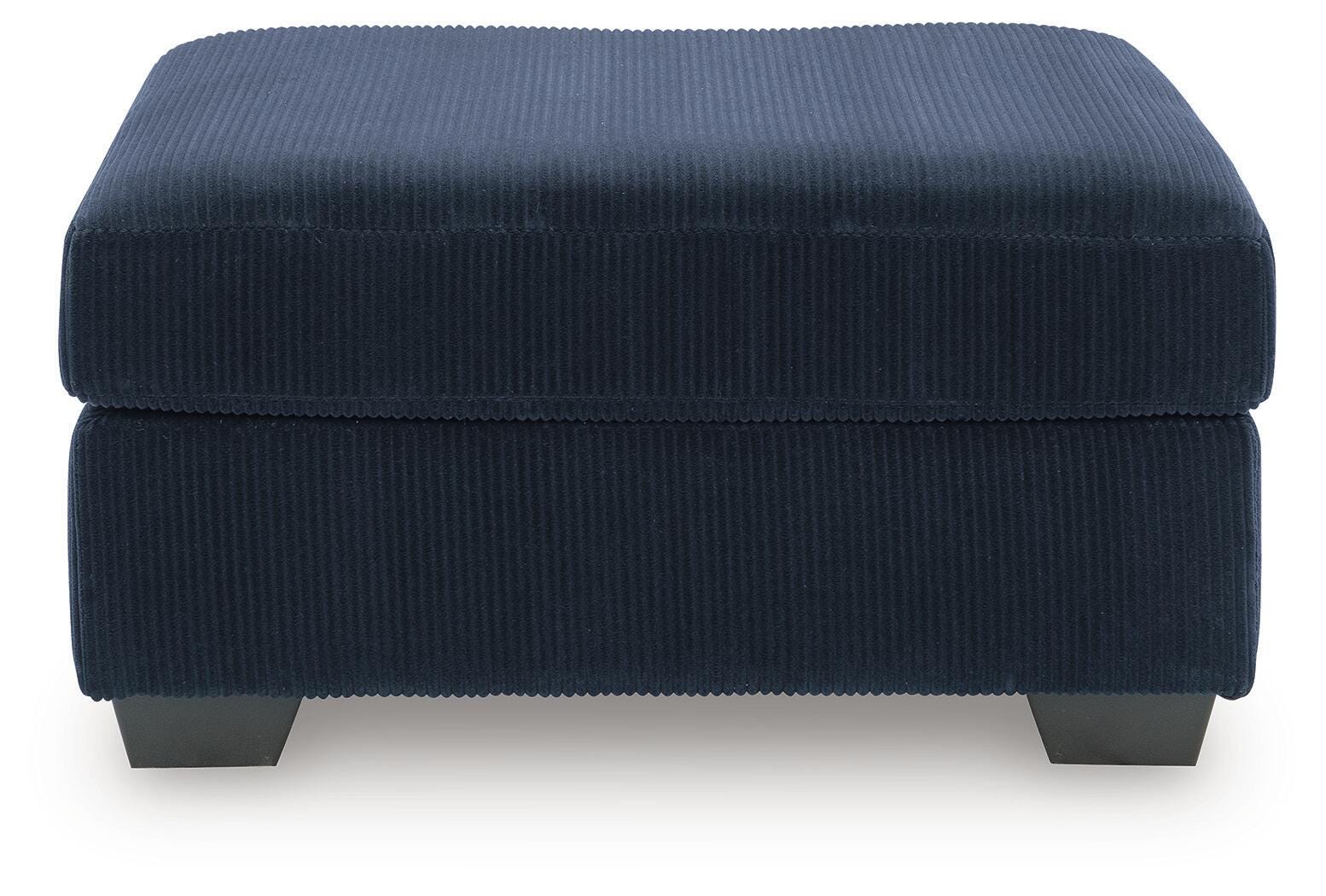 SimpleJoy Oversized Accent Ottoman, Navy, large