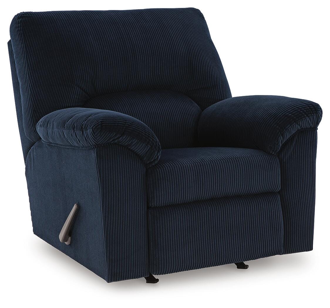 SimpleJoy Recliner, Navy, large