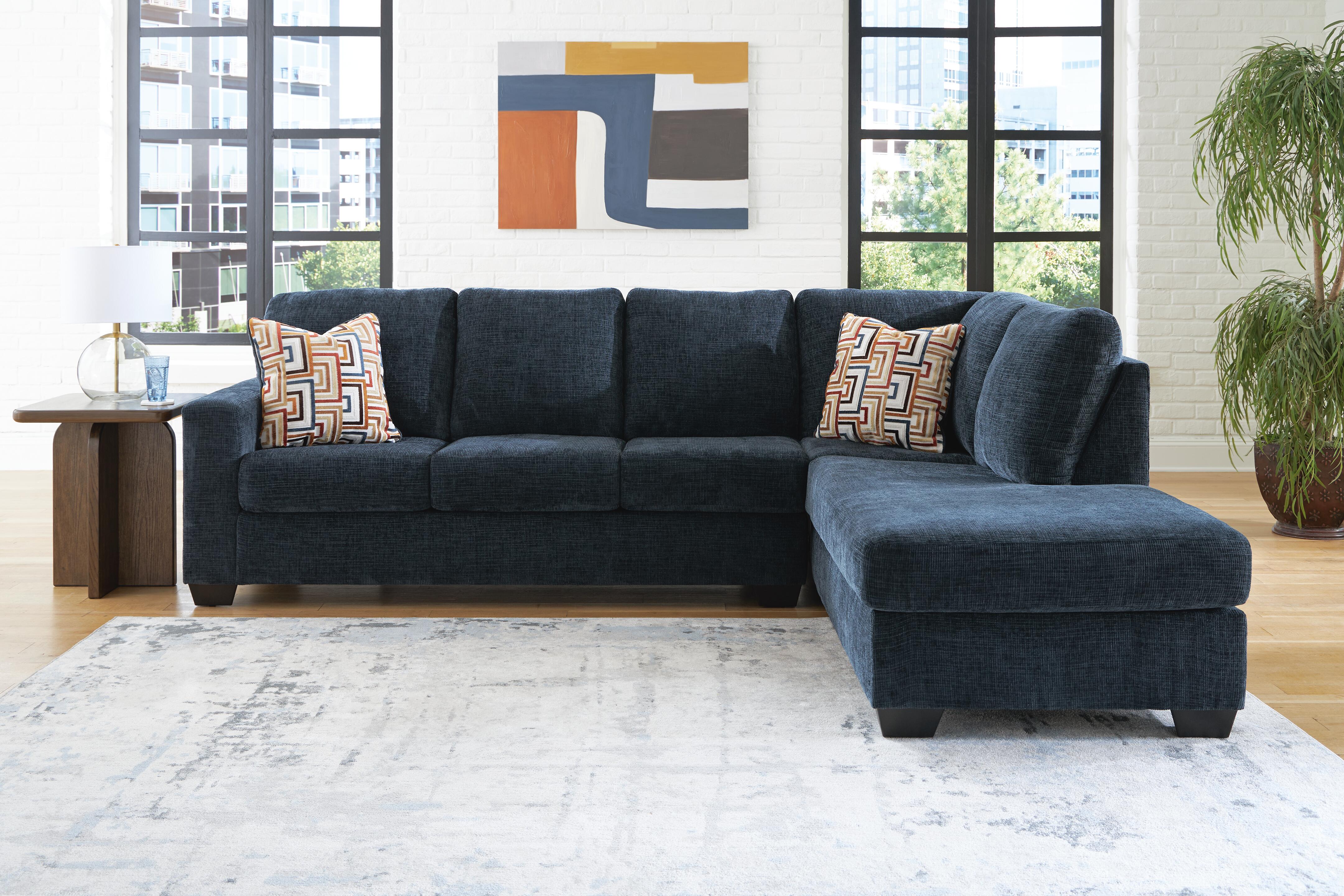 Aviemore 2-Piece Sectional with Chaise, Ink, large