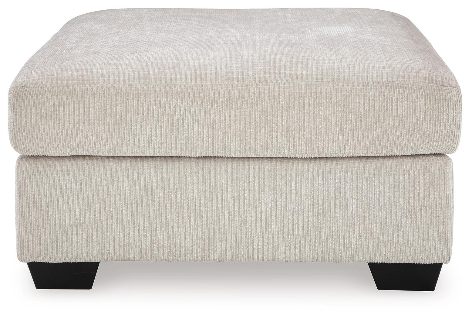 Aviemore Oversized Accent Ottoman, Stone, large