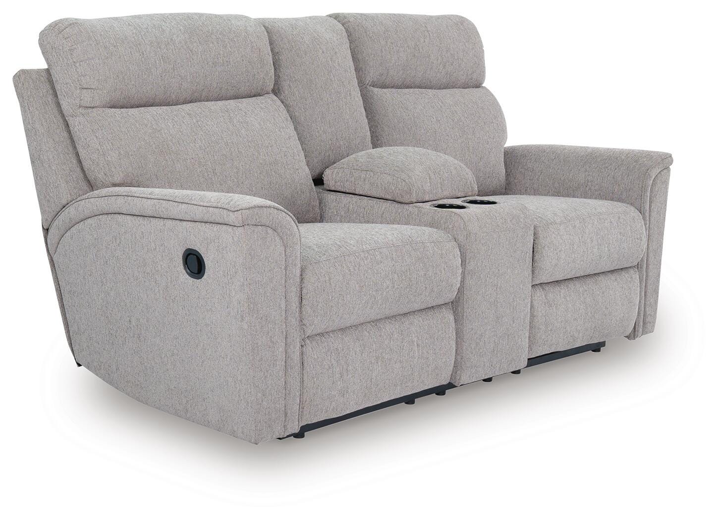 Tarmiac Reclining Loveseat with Console - image 1