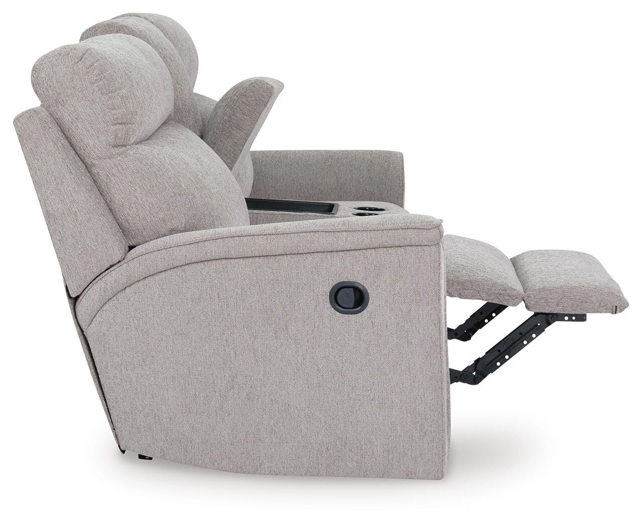 Tarmiac Reclining Loveseat with Console - image 6
