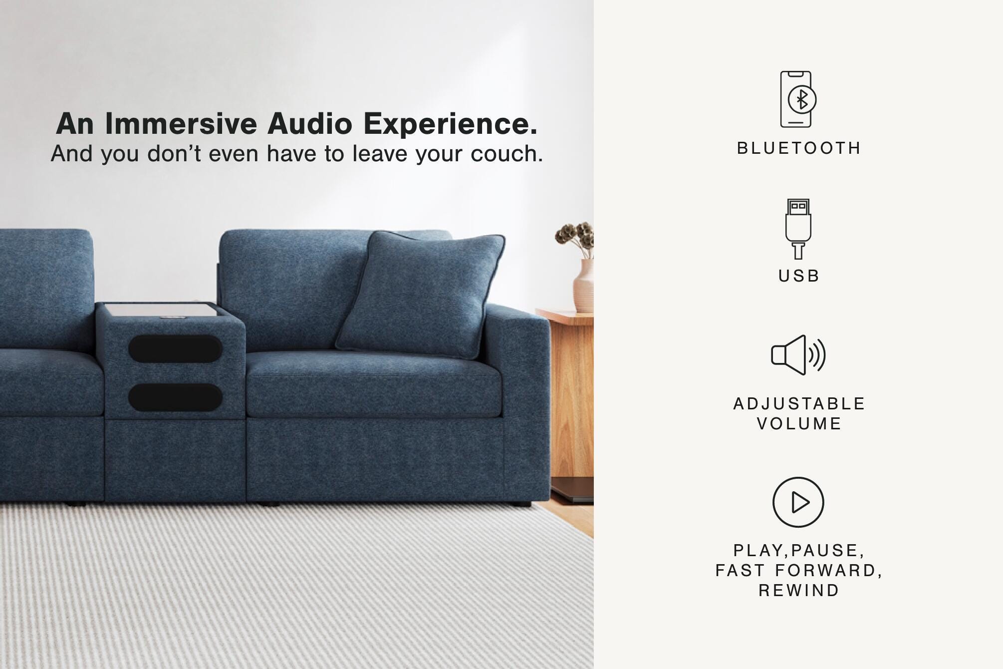Modmax 3-Piece Modular Next-Gen Nuvella™ Performance Fabric