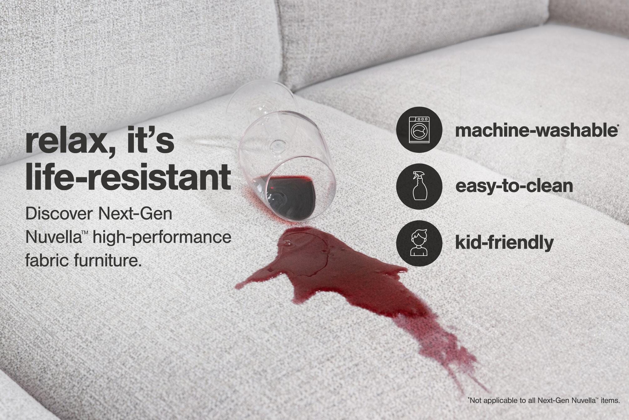 Modmax 6-Piece Modular Next-Gen Nuvella™ Performance Fabric