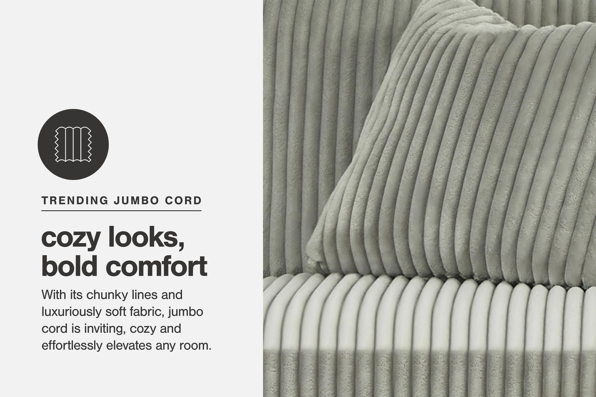 Seccional Lindyn de 5 piezas con chaise longue - image 3