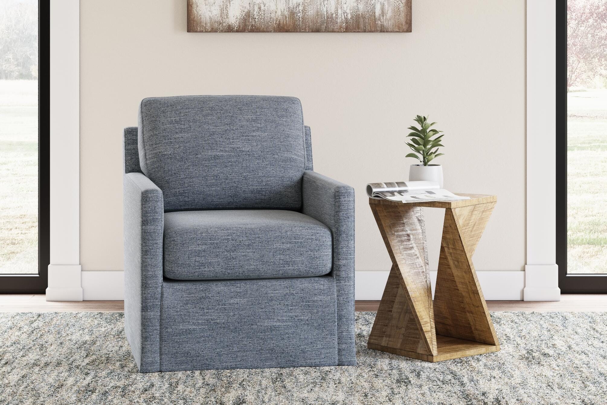 Nenana Next-Gen Nuvella Swivel Glider Accent Chair - image 6