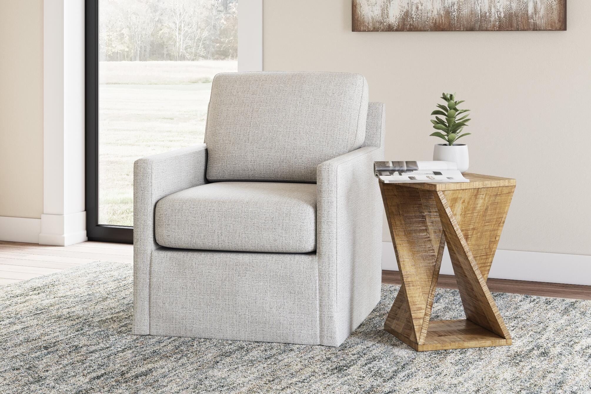 Nenana Next-Gen Nuvella Swivel Glider Accent Chair - image 6