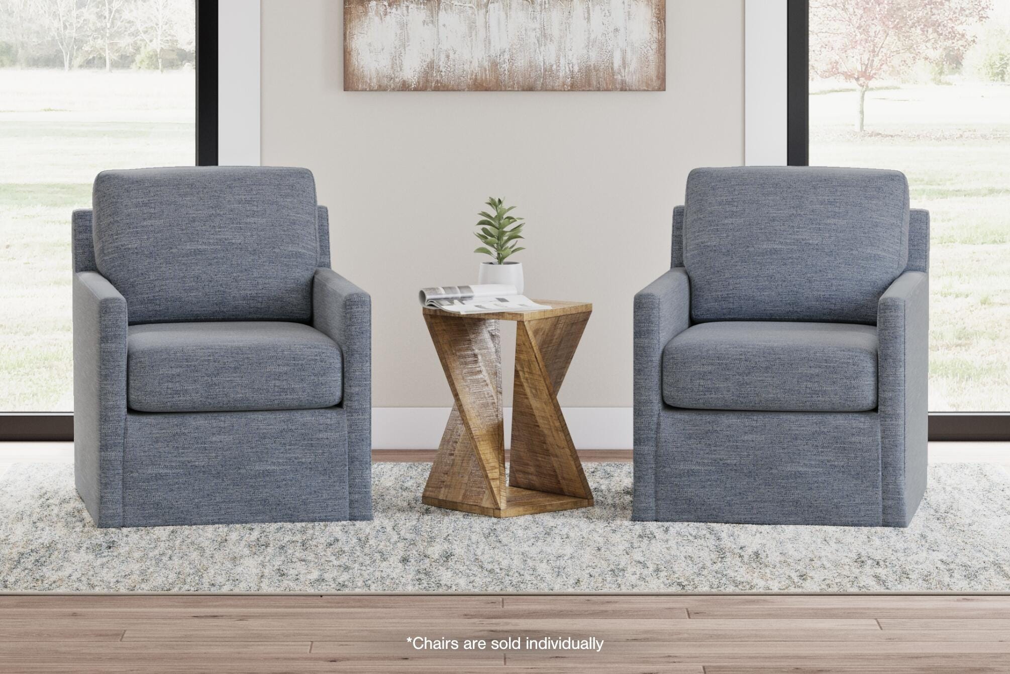 Nenana Next-Gen Nuvella Swivel Glider Accent Chair - image 7