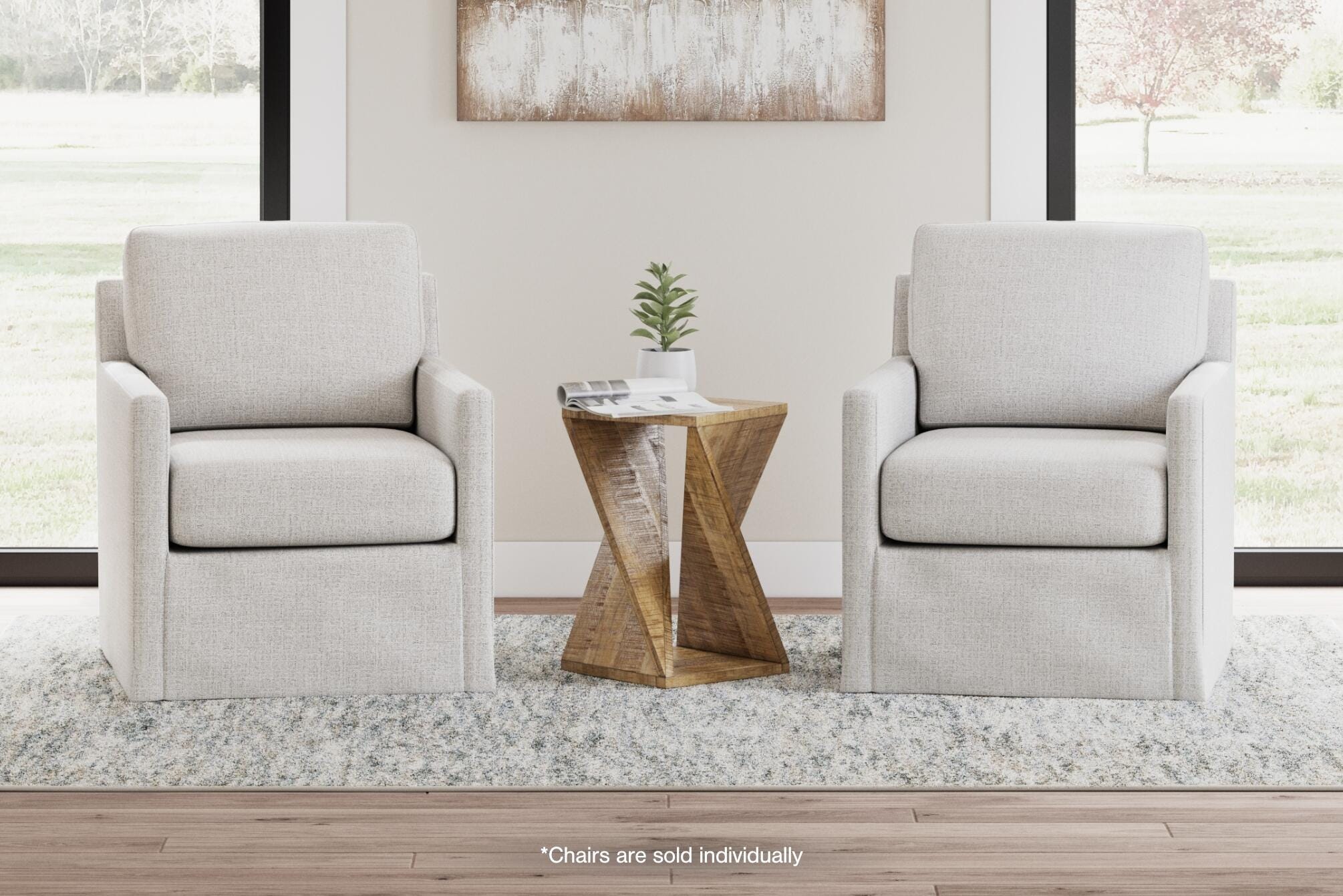Nenana Next-Gen Nuvella Swivel Glider Accent Chair - image 7