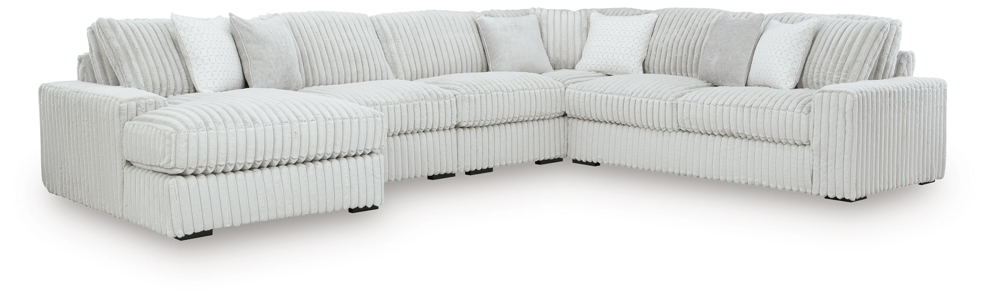 Stupendous 5-Piece Sectional with Chaise - image 2