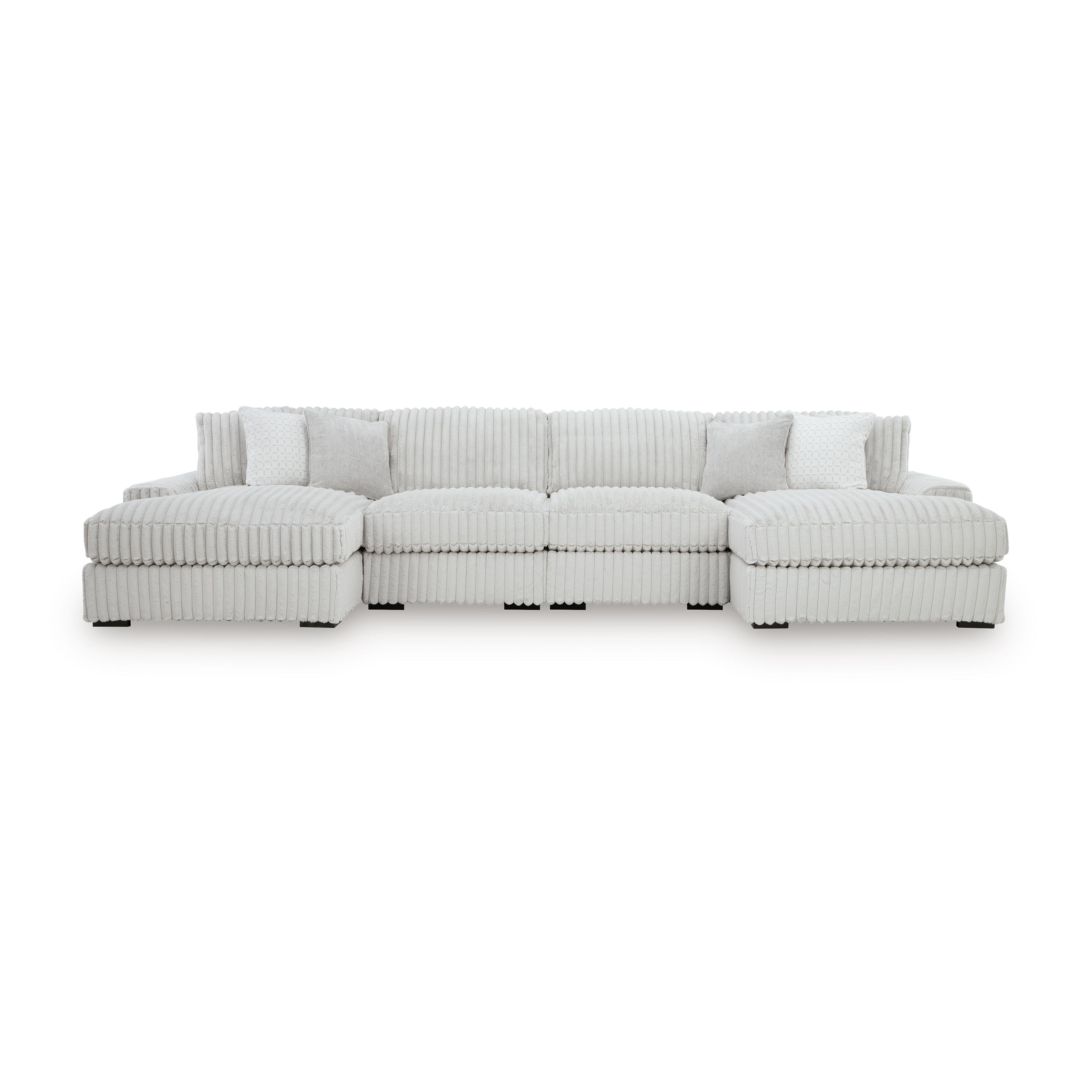 Stupendous 4-Piece Sectional with Double Chaise - image 1
