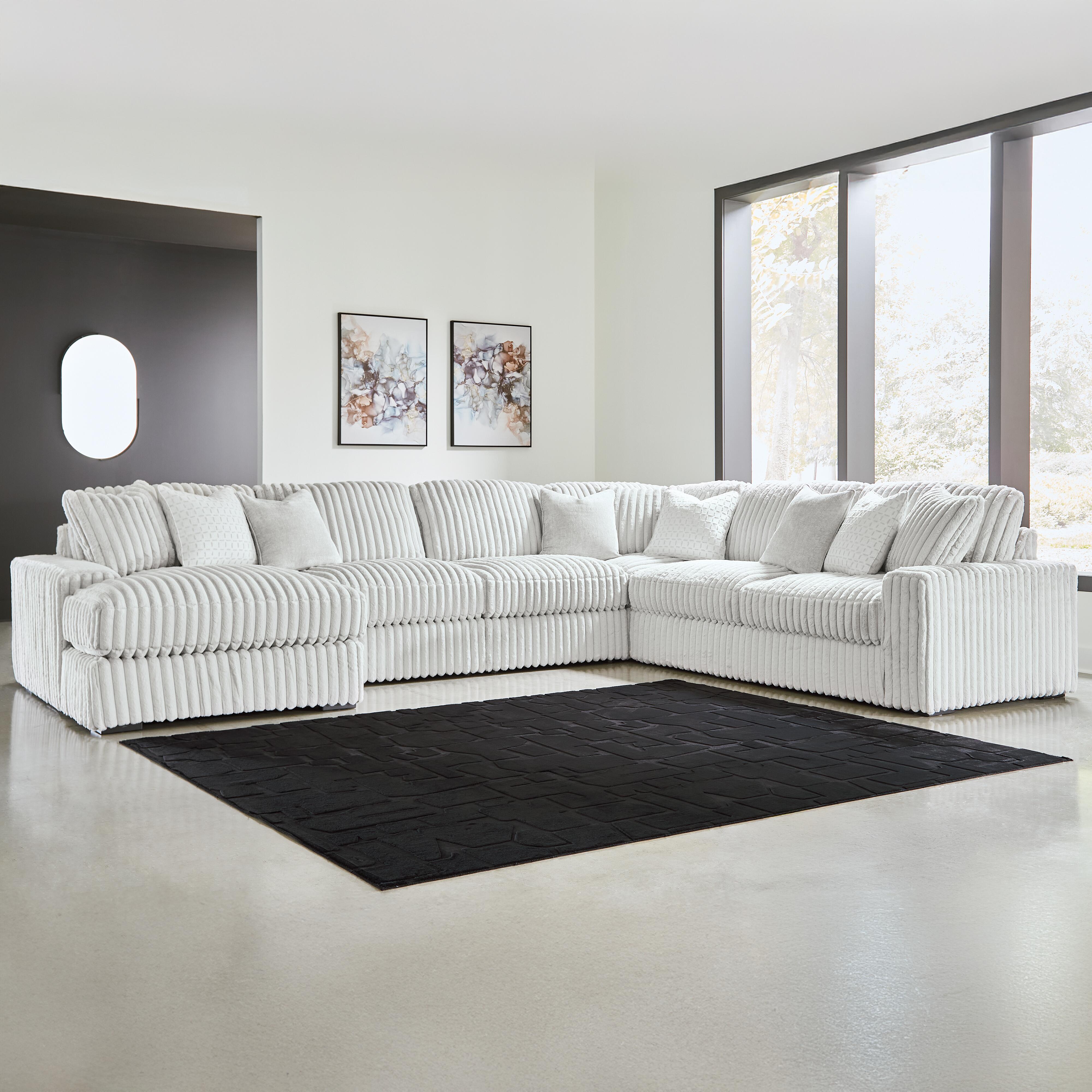 Stupendous 5-Piece Sectional with Chaise - image 2