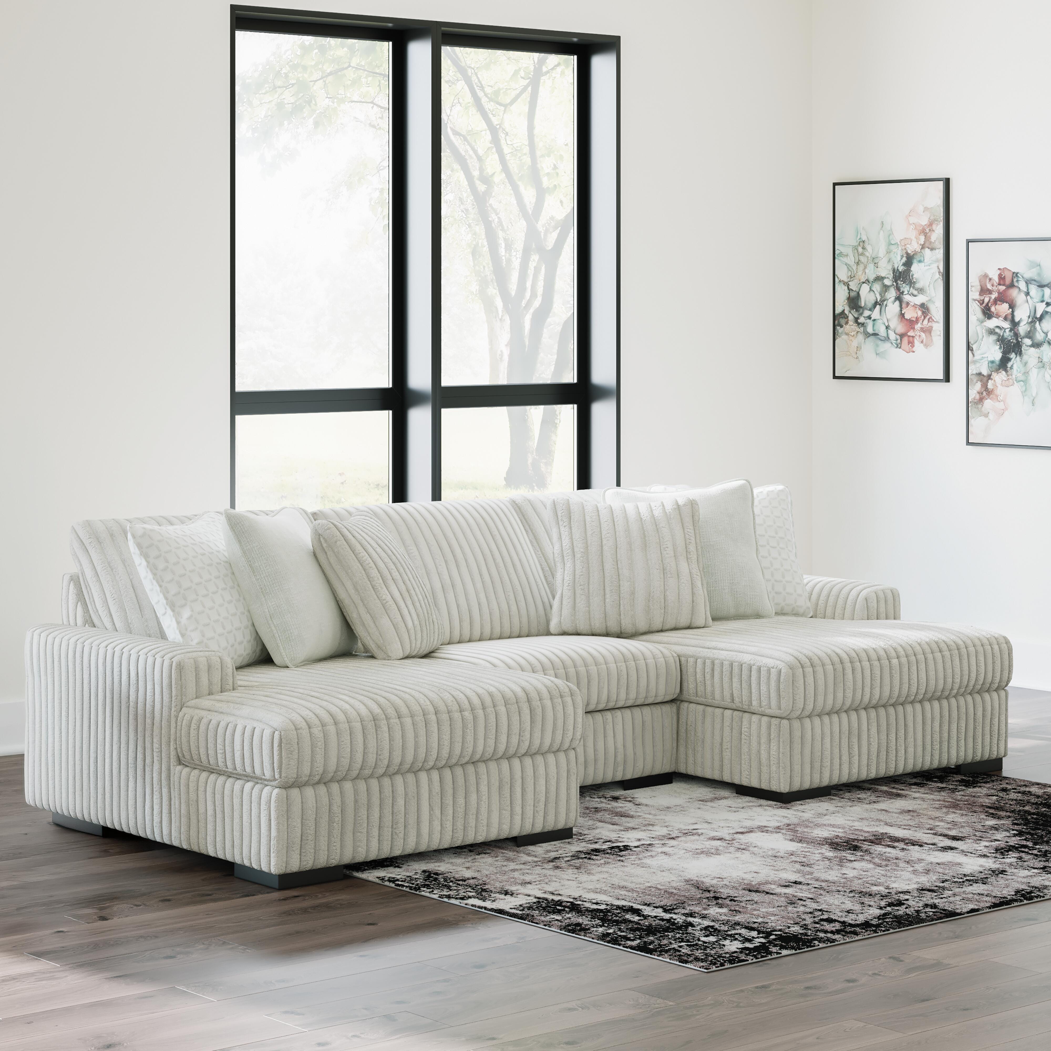 Stupendous 3-Piece Sectional with Double Chaise - image 2
