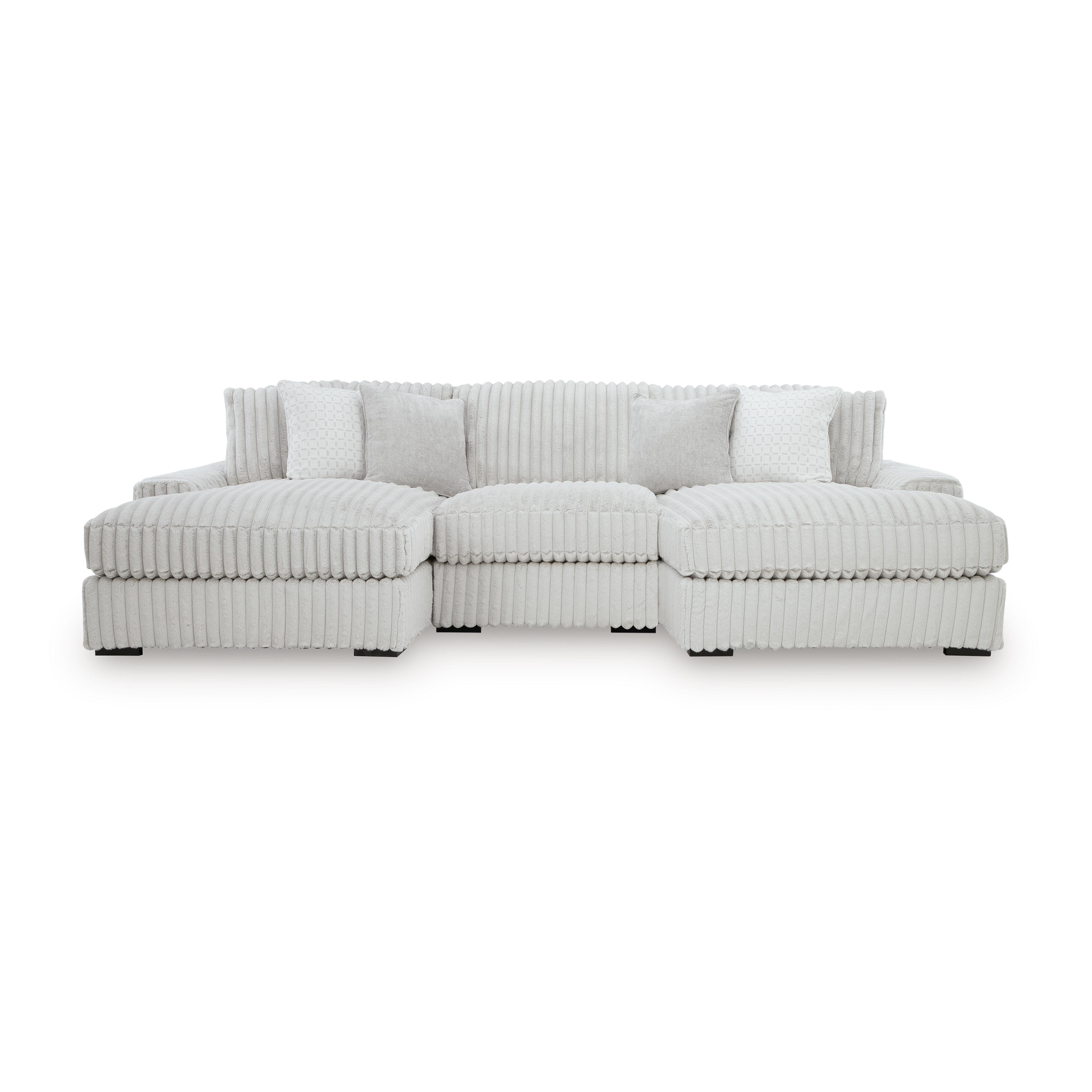 Stupendous 3-Piece Sectional with Double Chaise - image 1