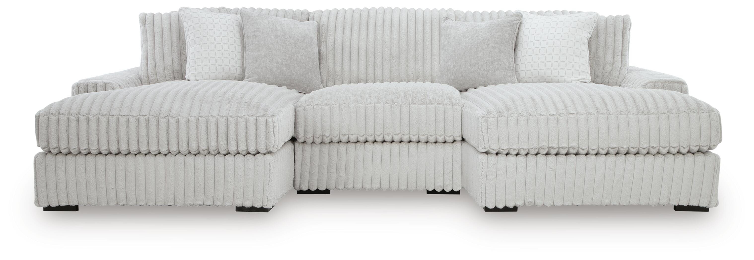 Stupendous 3-Piece Sectional with Double Chaise - image 1
