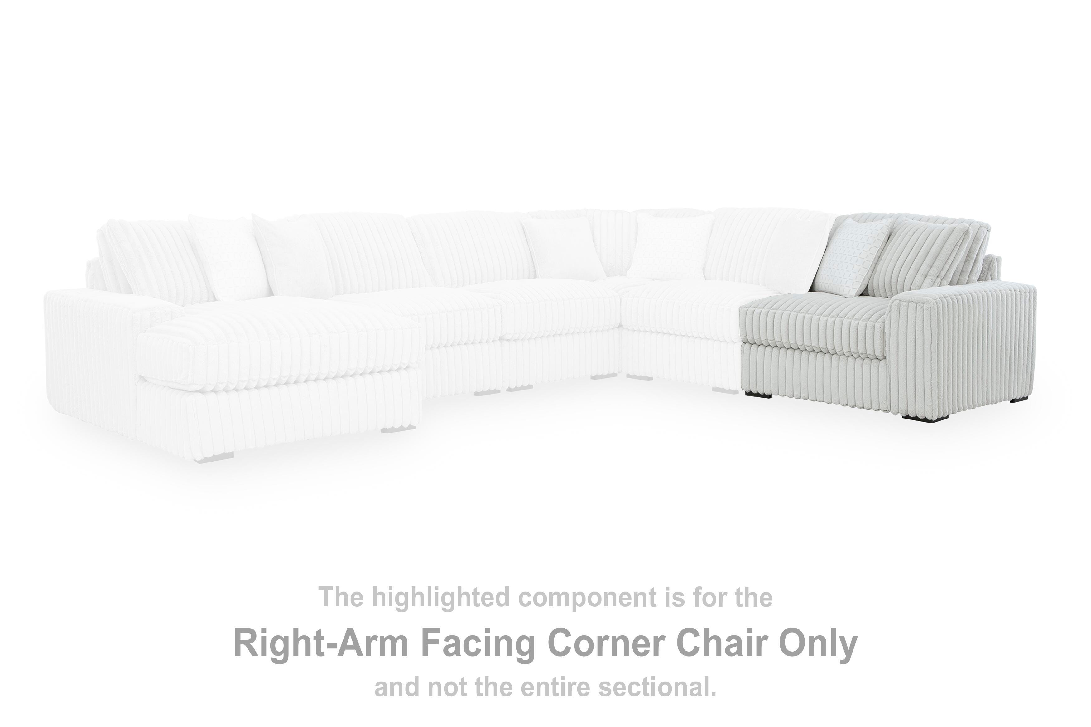 Sillón esquinero con brazo derecho asombroso - image 2
