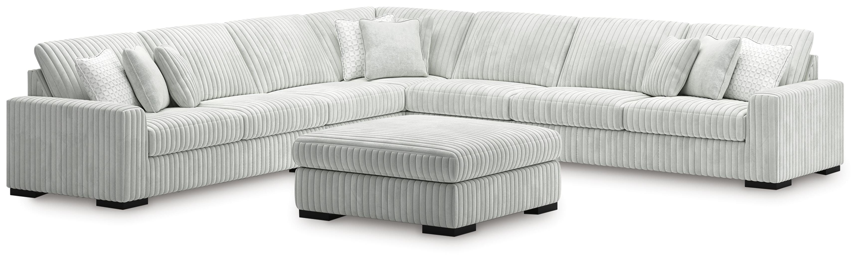 Stupendous 5-Piece Sectional and Ottoman - image 1