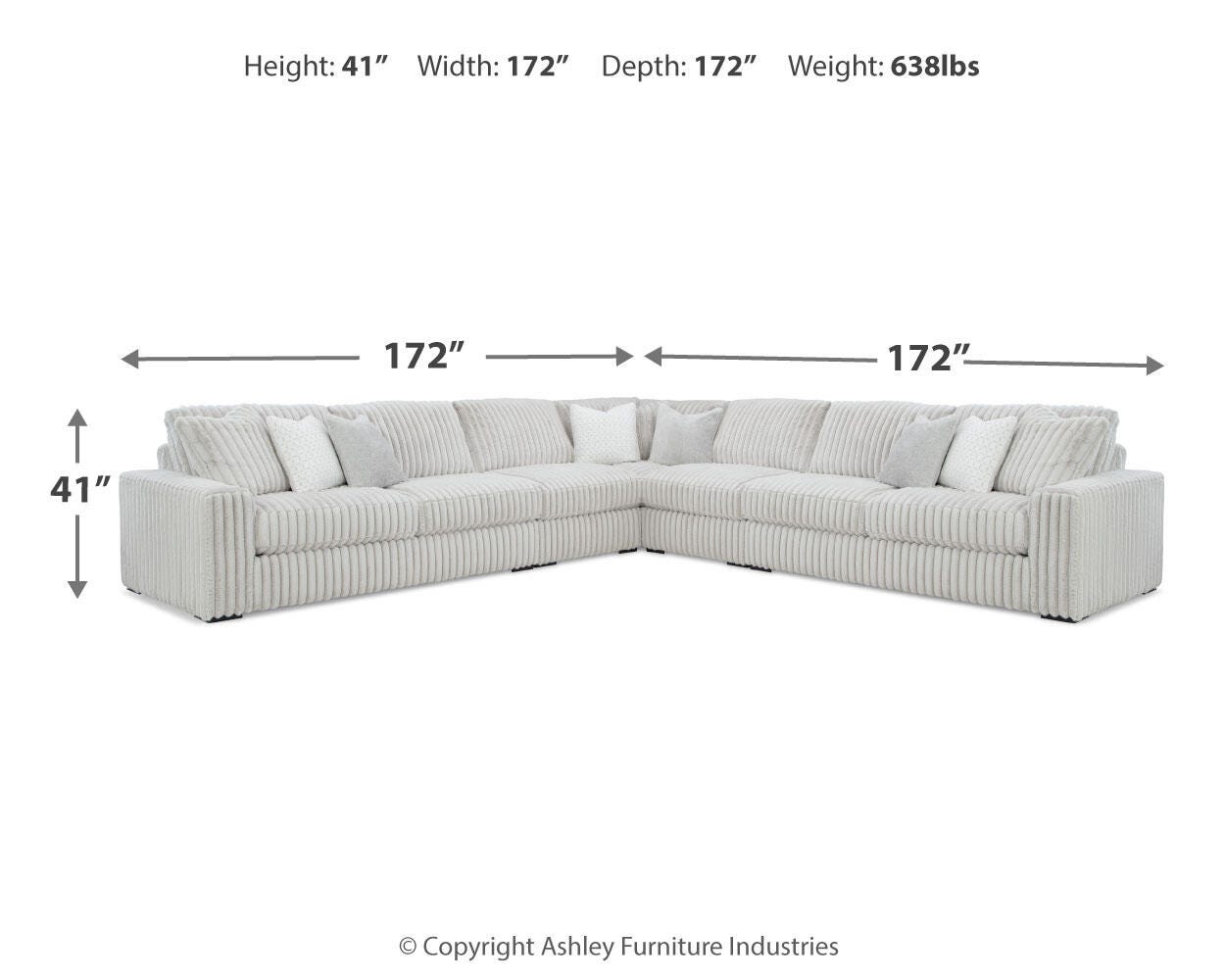 Stupendous 5-Piece Sectional - image 2