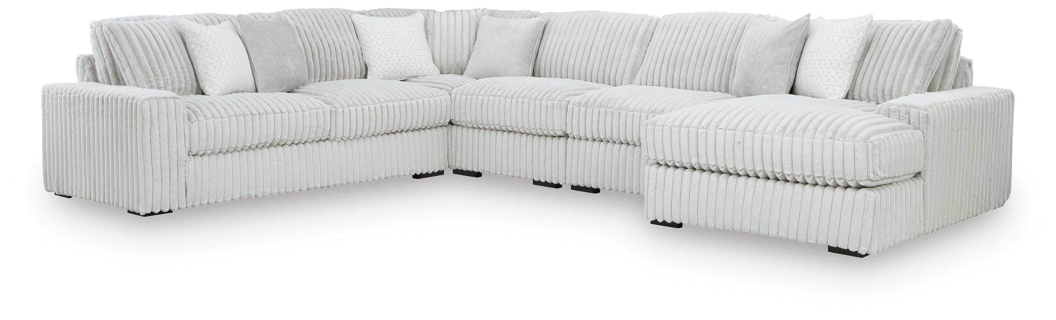 Stupendous 5-Piece Sectional with Chaise - image 2