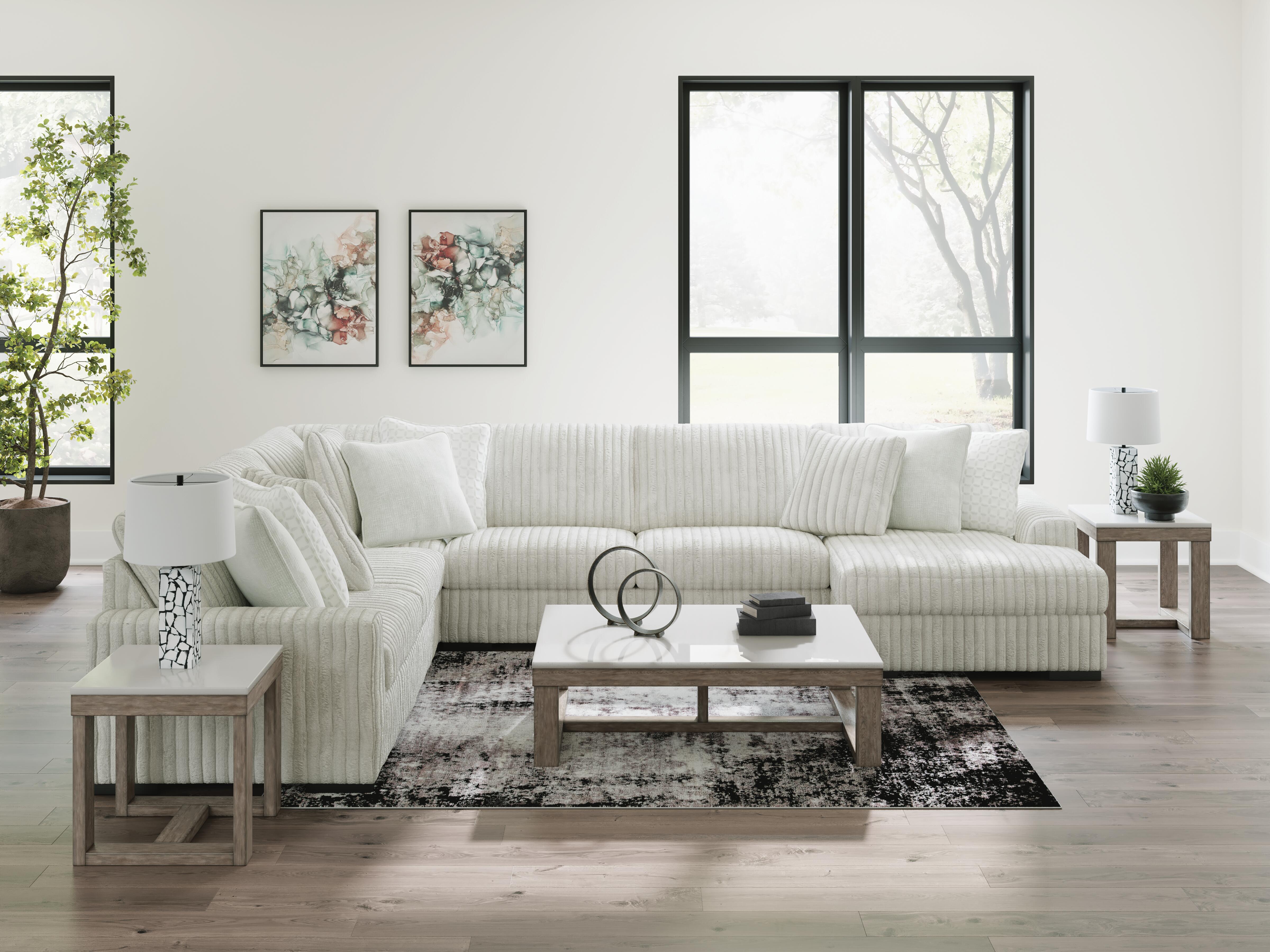 Stupendous 5-Piece Sectional with Chaise - image 3