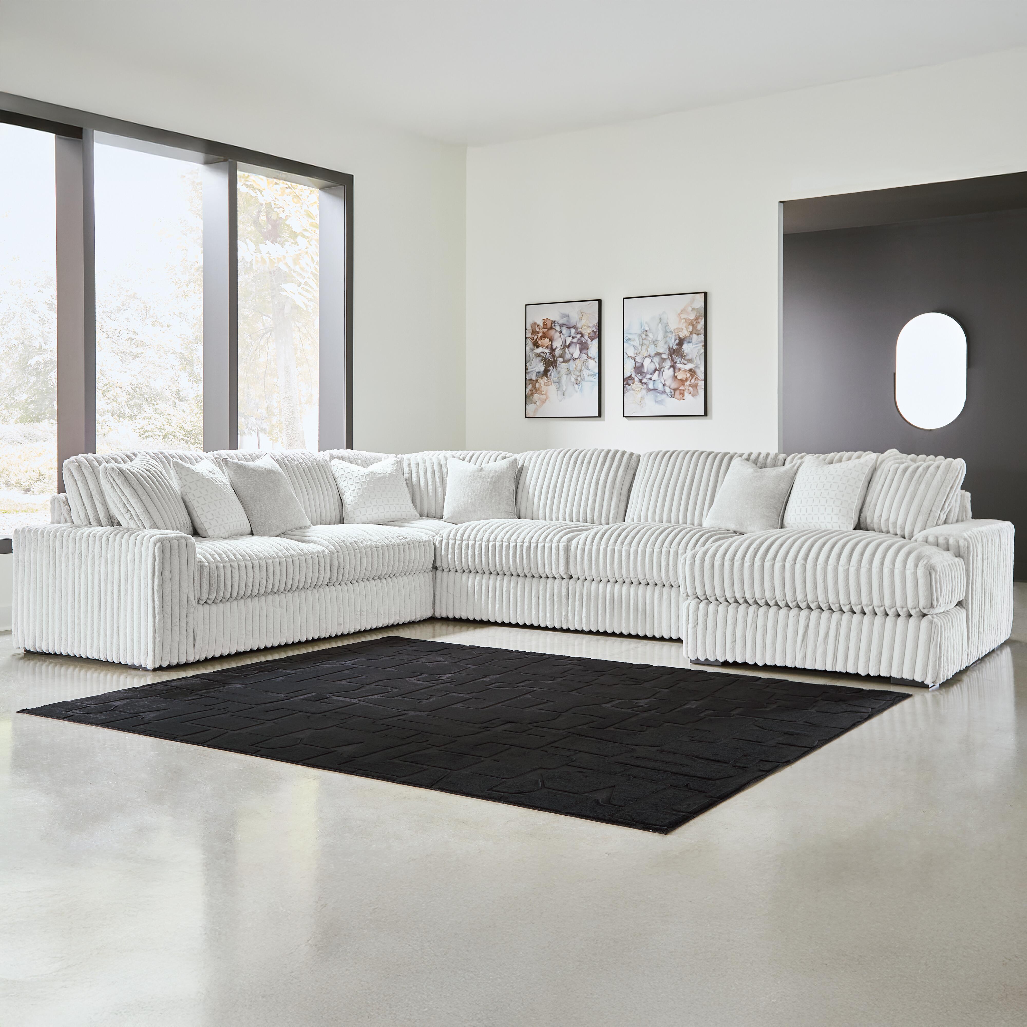 Stupendous 5-Piece Sectional with Chaise - image 2