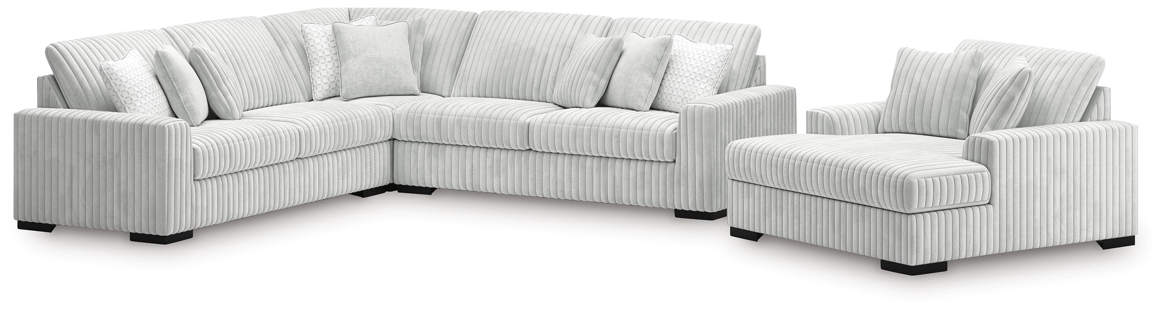 Stupendous 3-Piece Sectional and Oversized Chaise - image 1