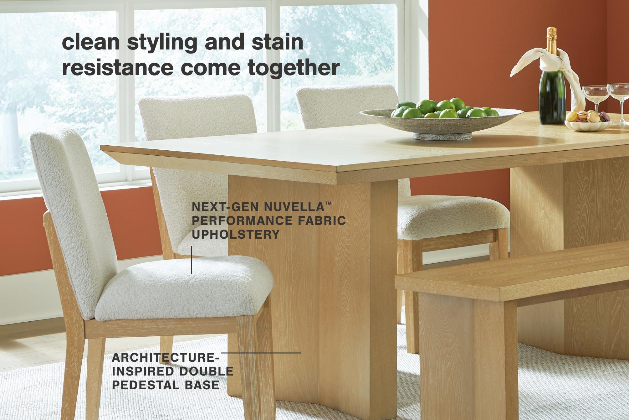 Whittgate Next-Gen Nuvella™ Performance Fabric Dining Chair | Ashley