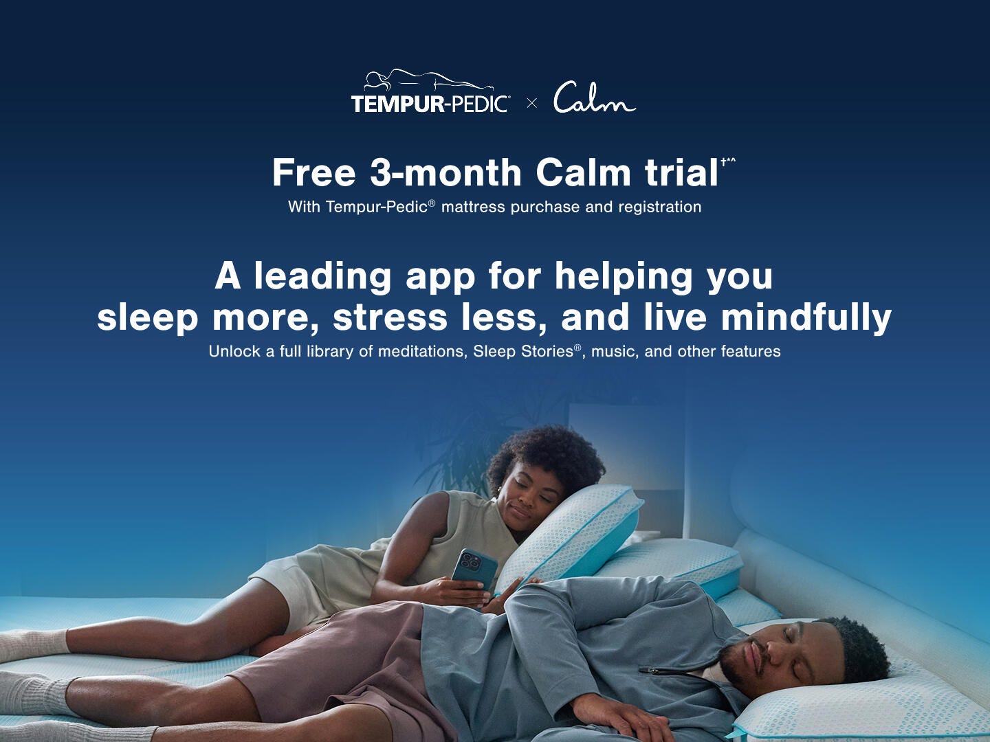 TEMPUR-LuxeAdapt® Medium Hybrid Queen Mattress | Ashley