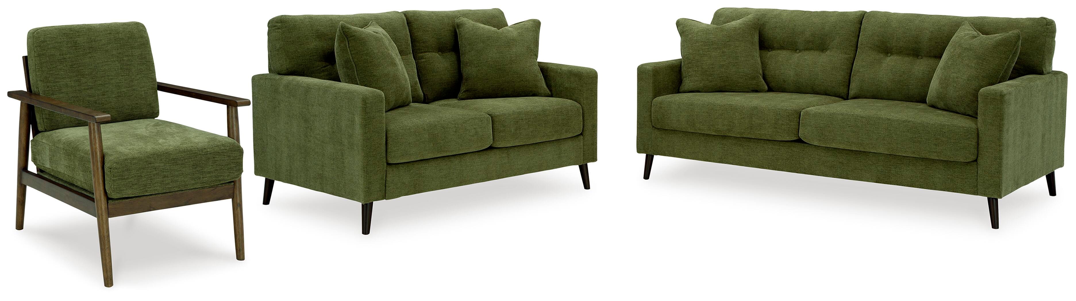 Sofá, sofá de dos plazas y sillón Bixler - image 1