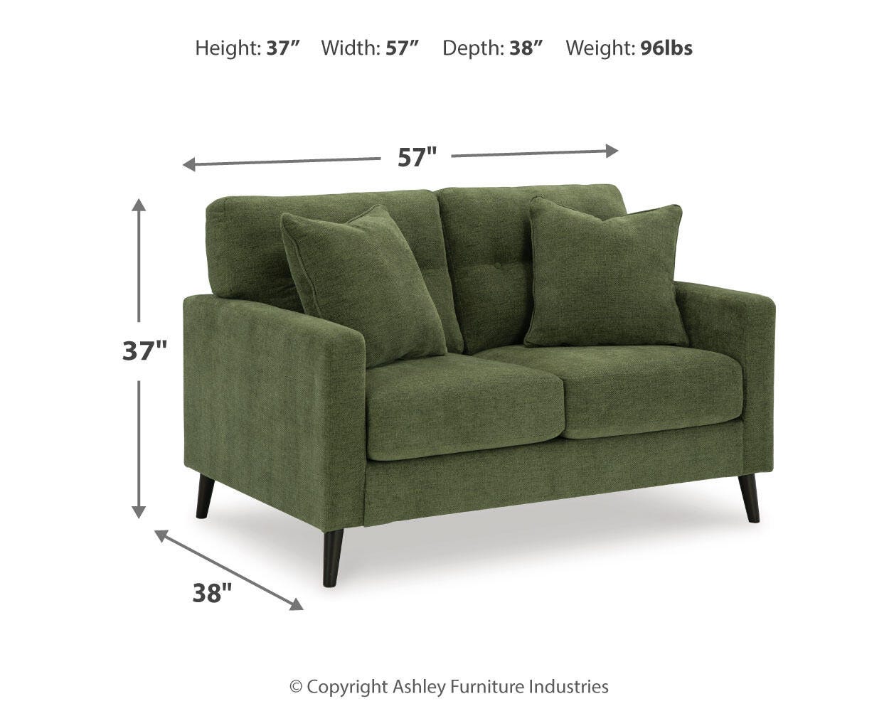 Bixler Loveseat - image 6