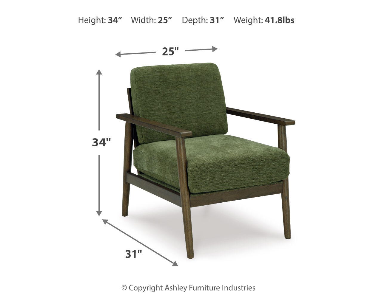 Bixler Showood Accent Chair - image 6