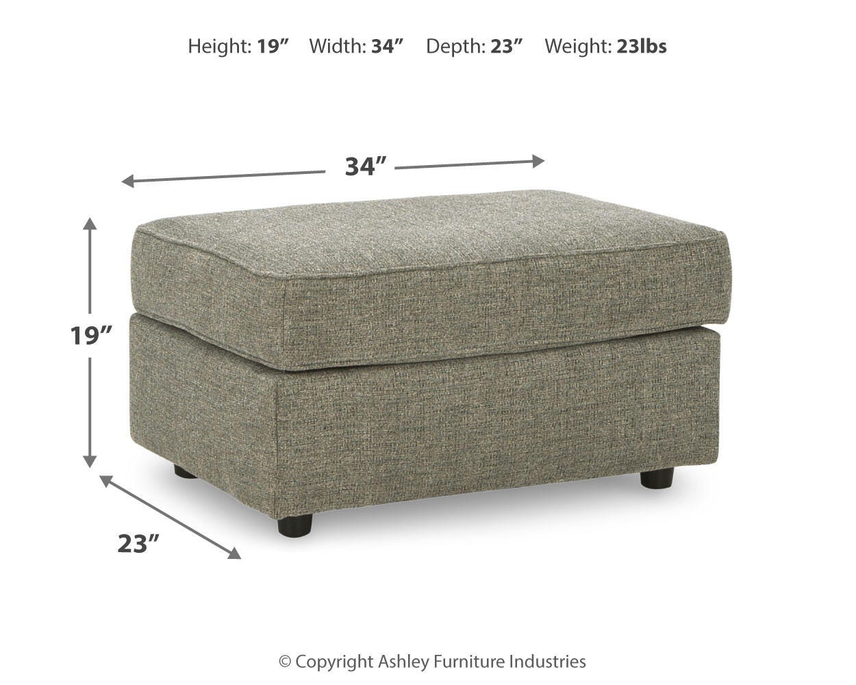 Cascilla Set of 2 Ottomans - image 4