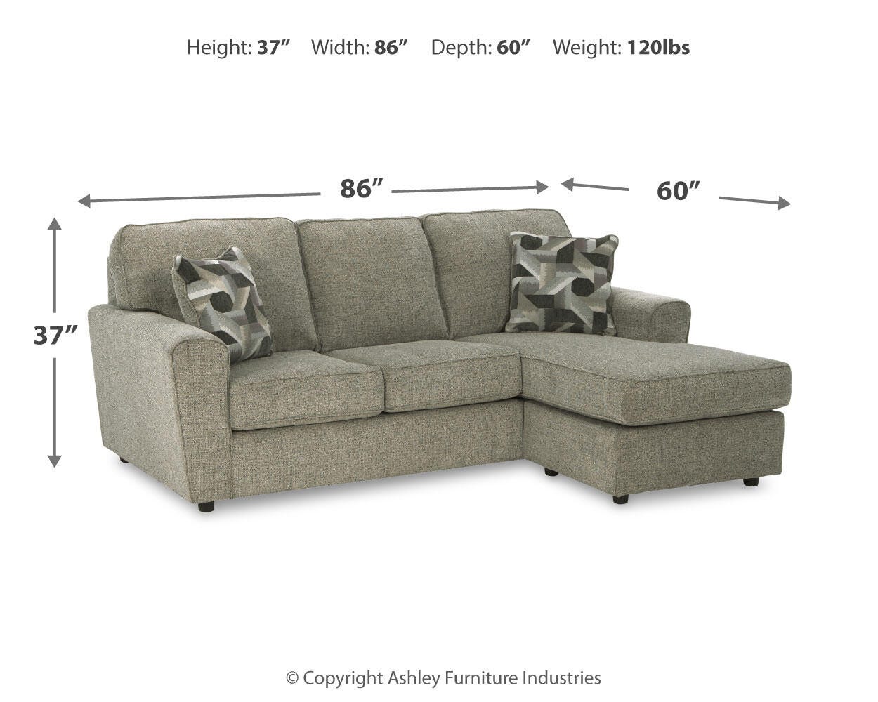 Cascilla Sofa Chaise and Ottoman - image 12