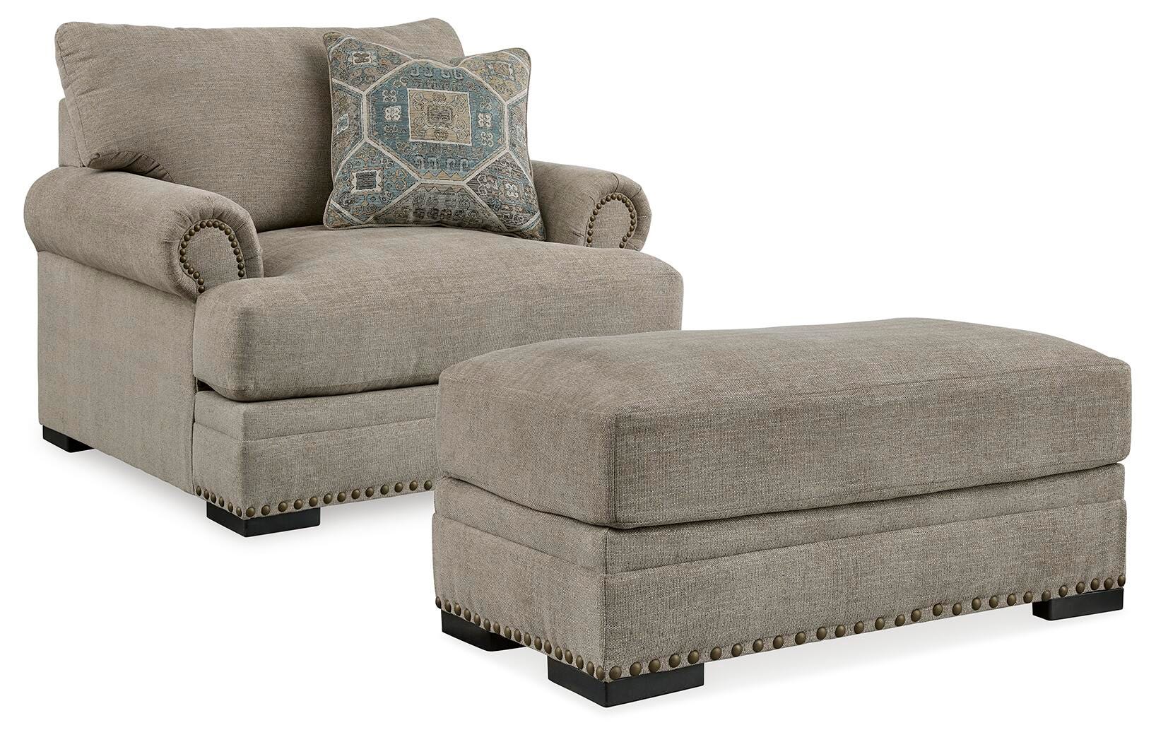 Sillón y otomana grandes Galemore - image 2