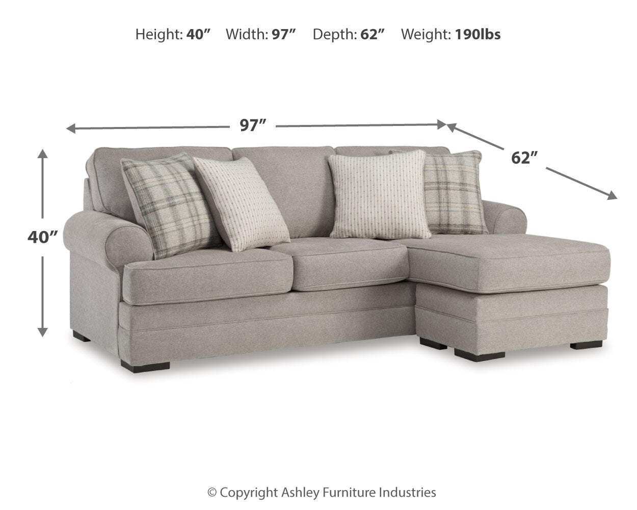 Arbhor Knoll Sofa Chaise - image 8