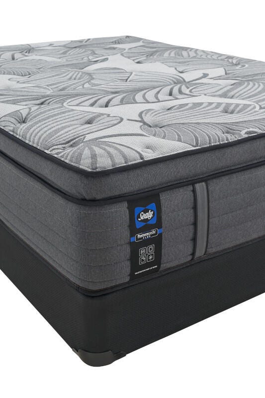 Sealy Euclid Avenue Soft Euro Pillowtop Twin Mattress, Gray, large