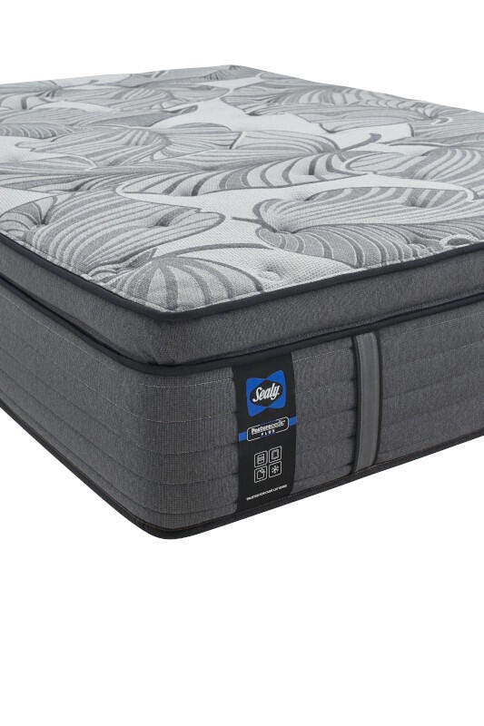 Sealy Euclid Avenue Soft Euro Pillowtop Twin Mattress, Gray, large
