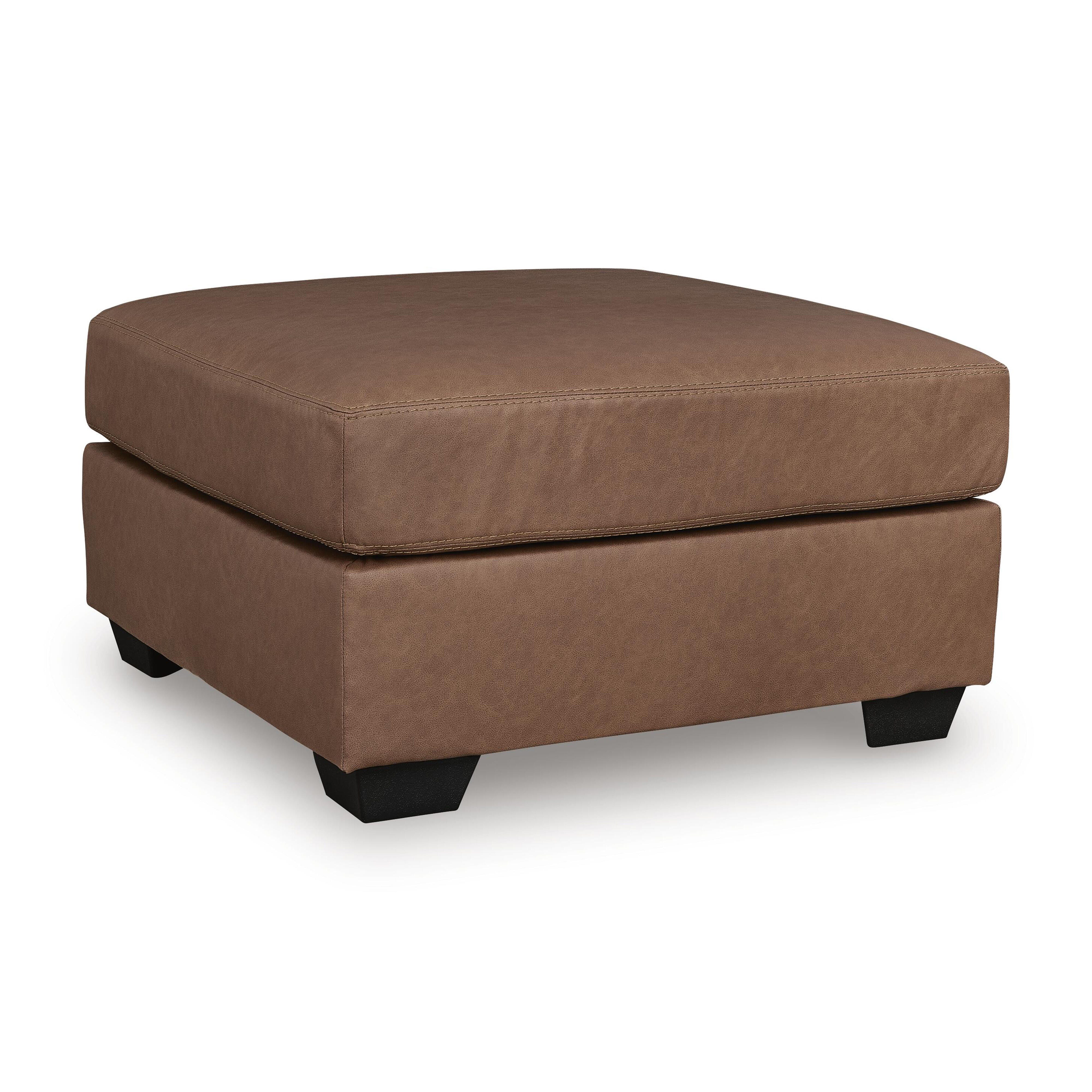 Whitlock Oversized Accent Ottoman, Caramel, large