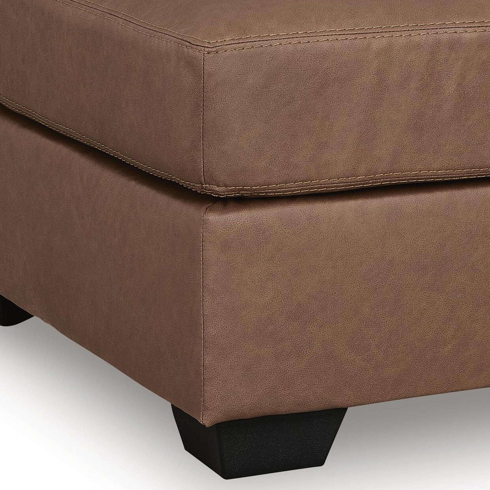 Whitlock Oversized Accent Ottoman, Caramel, large