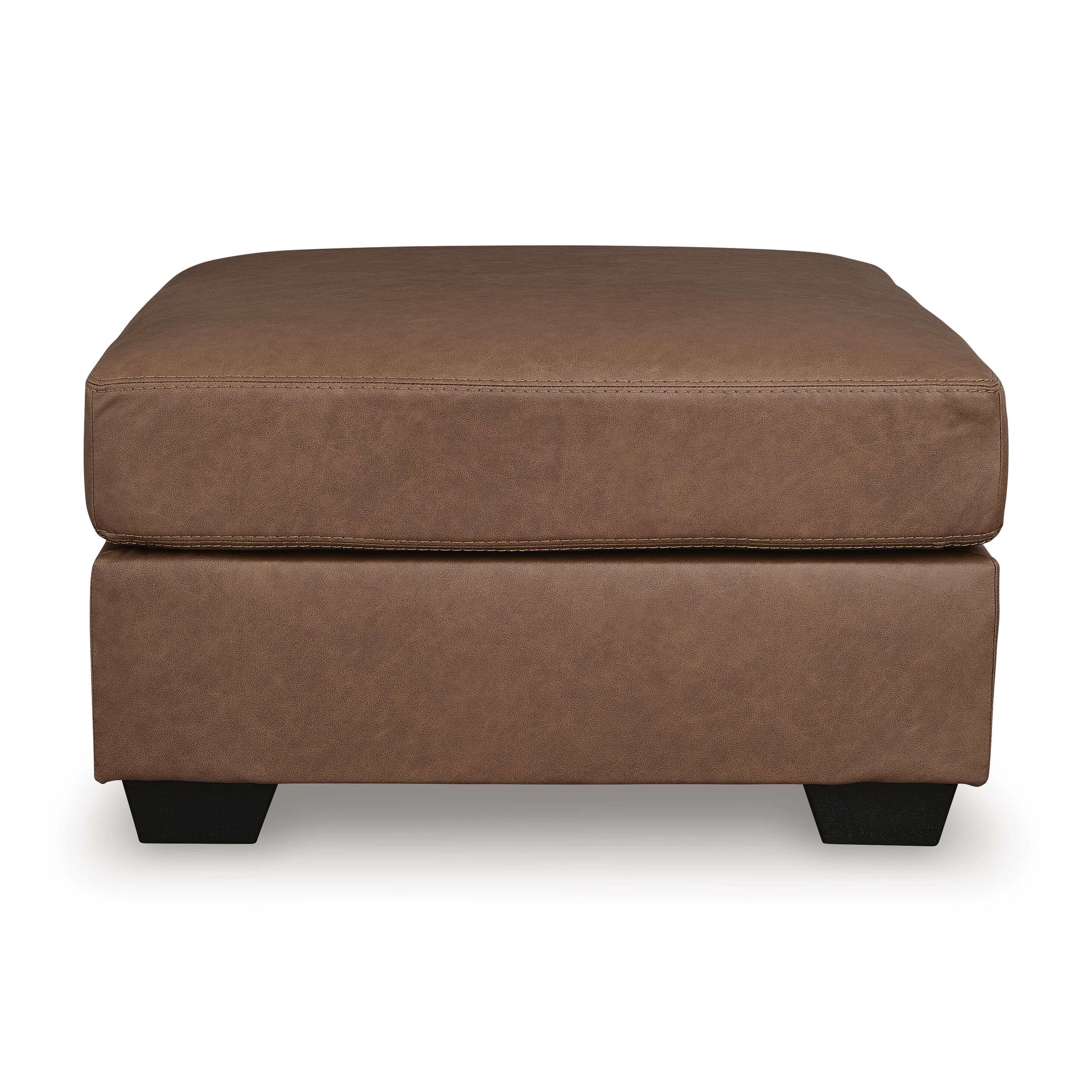Whitlock Oversized Accent Ottoman, Caramel, large