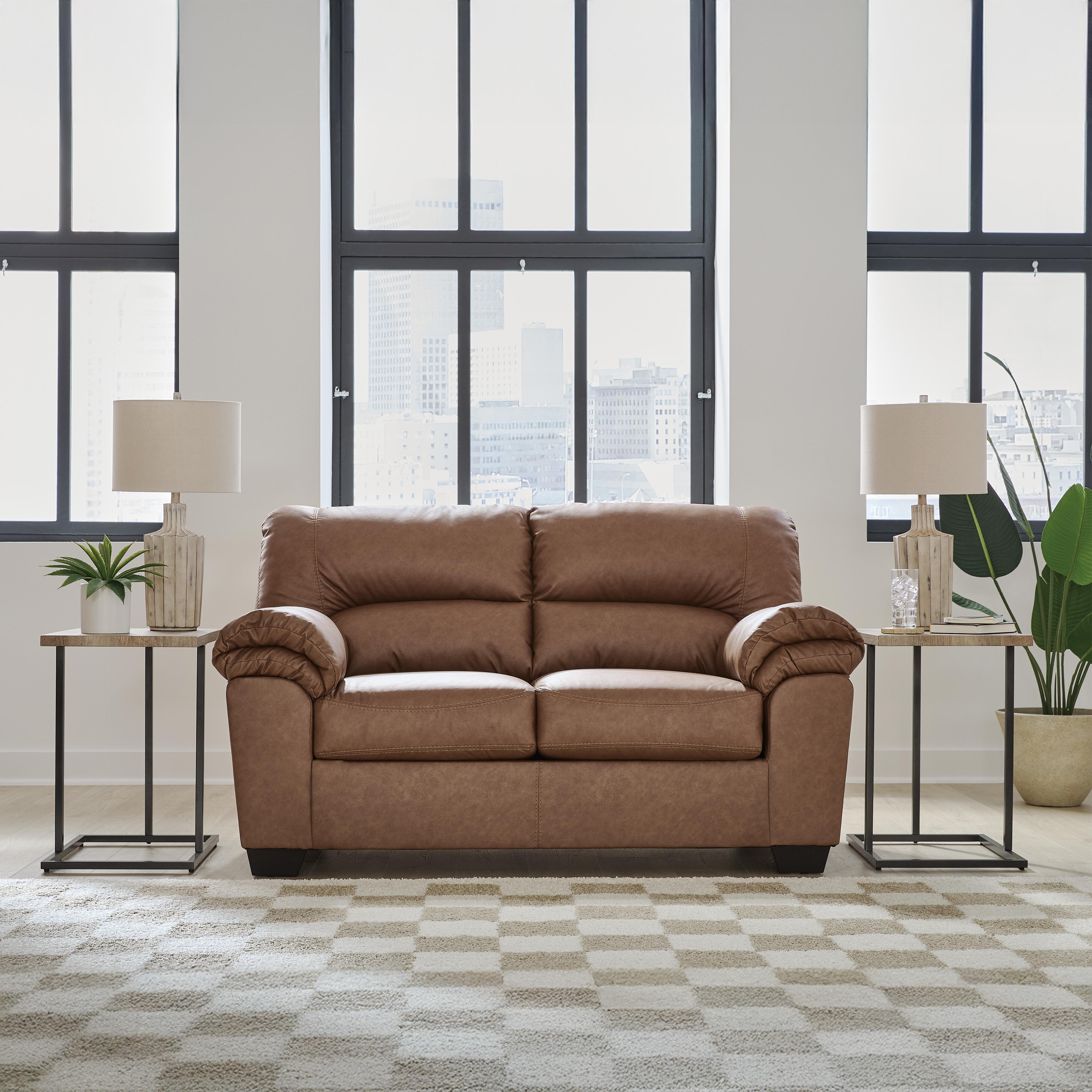 Whitlock Loveseat, Caramel, large