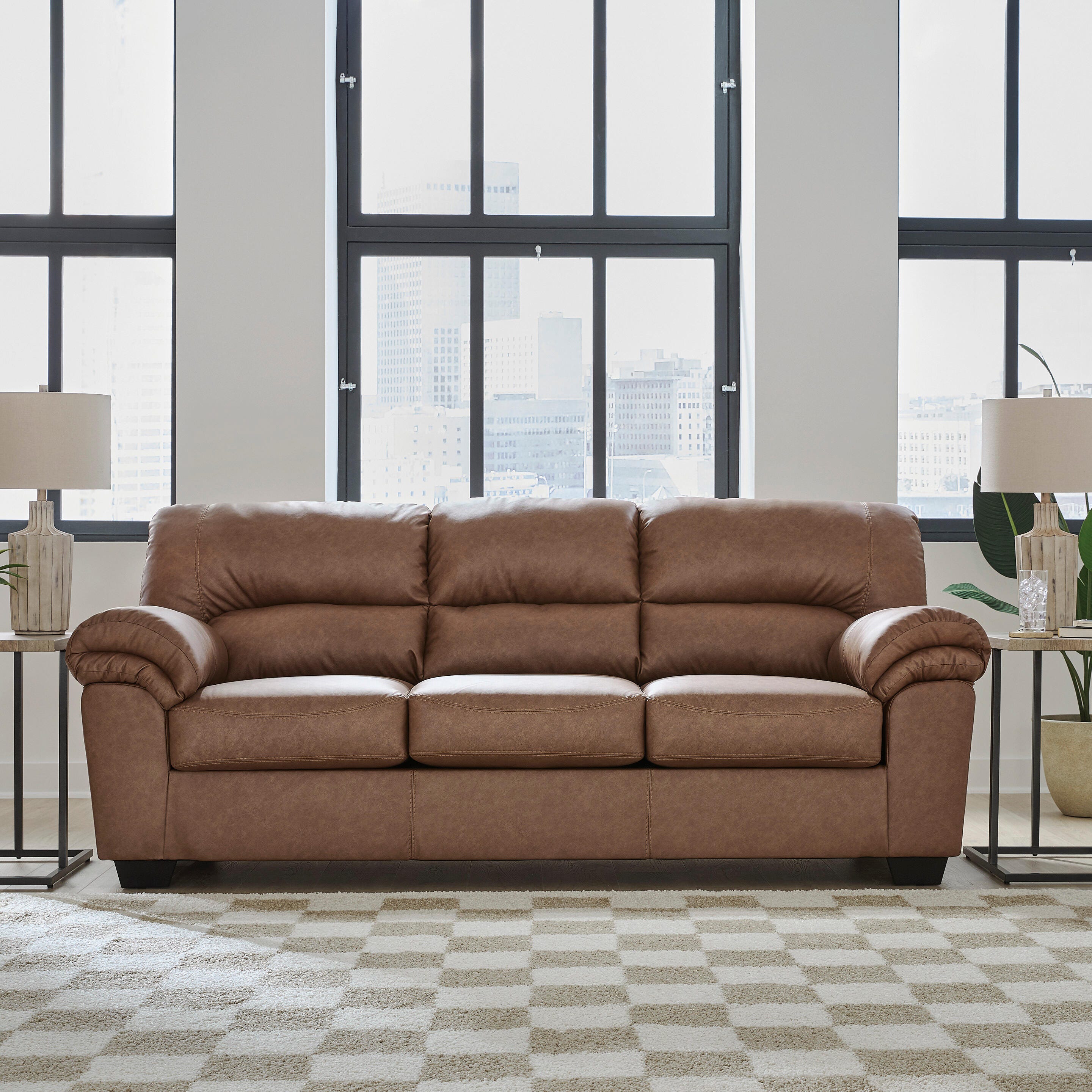 Whitlock Sofa, Caramel, large