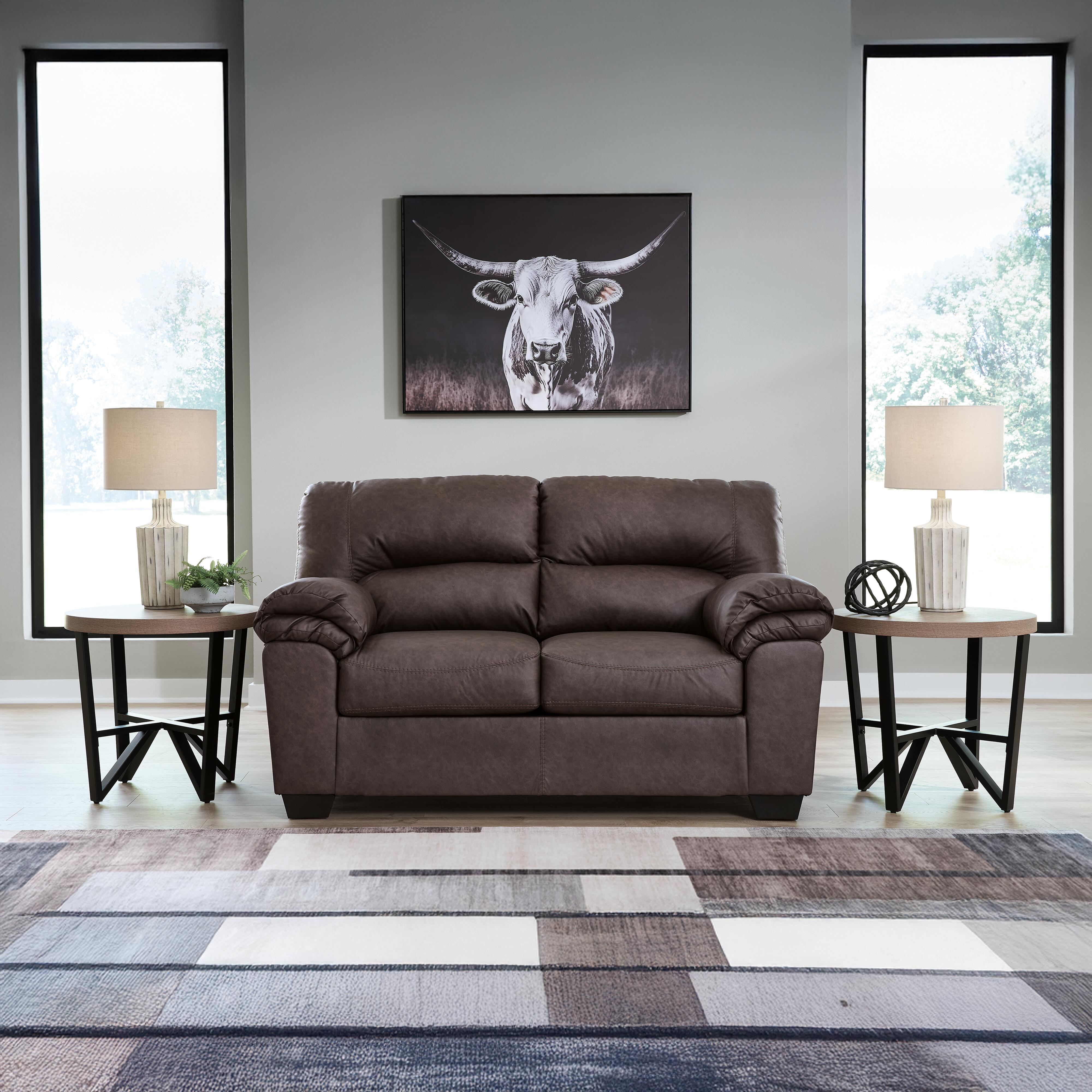 Whitlock Loveseat, Umber, large