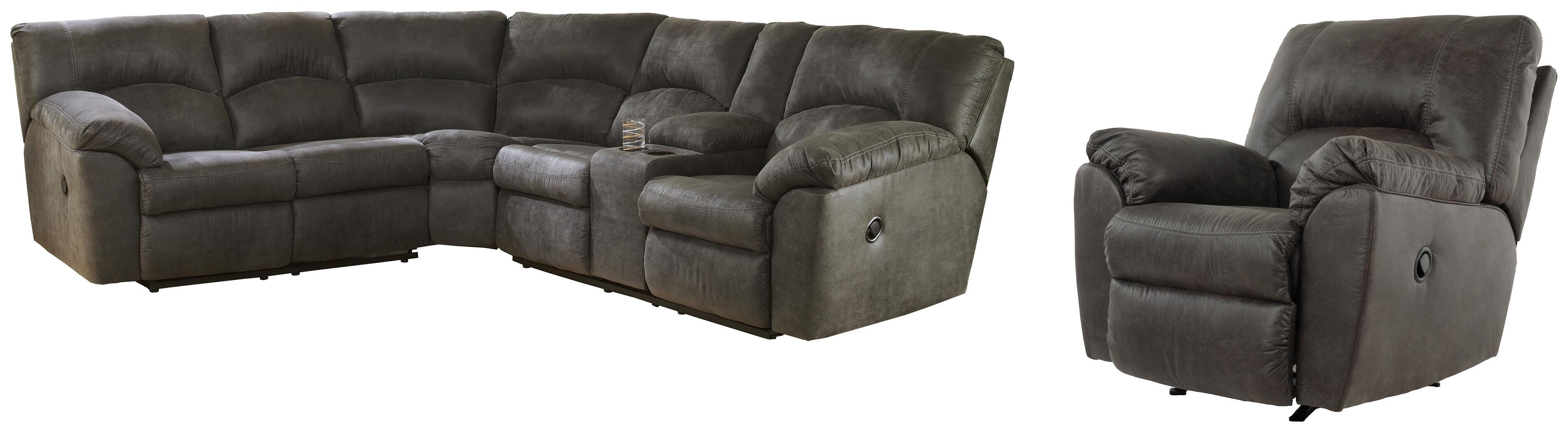 Tambo 2-Piece Sectional with Recliner - image 1
